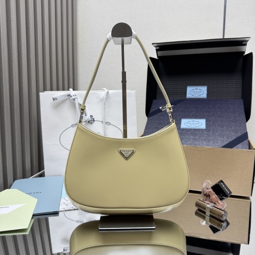 Prada 1BC499 Women's Underarm Bag in Imported Leather 1 Prada 1BC499 Women's Underarm Bag in Imported Leather