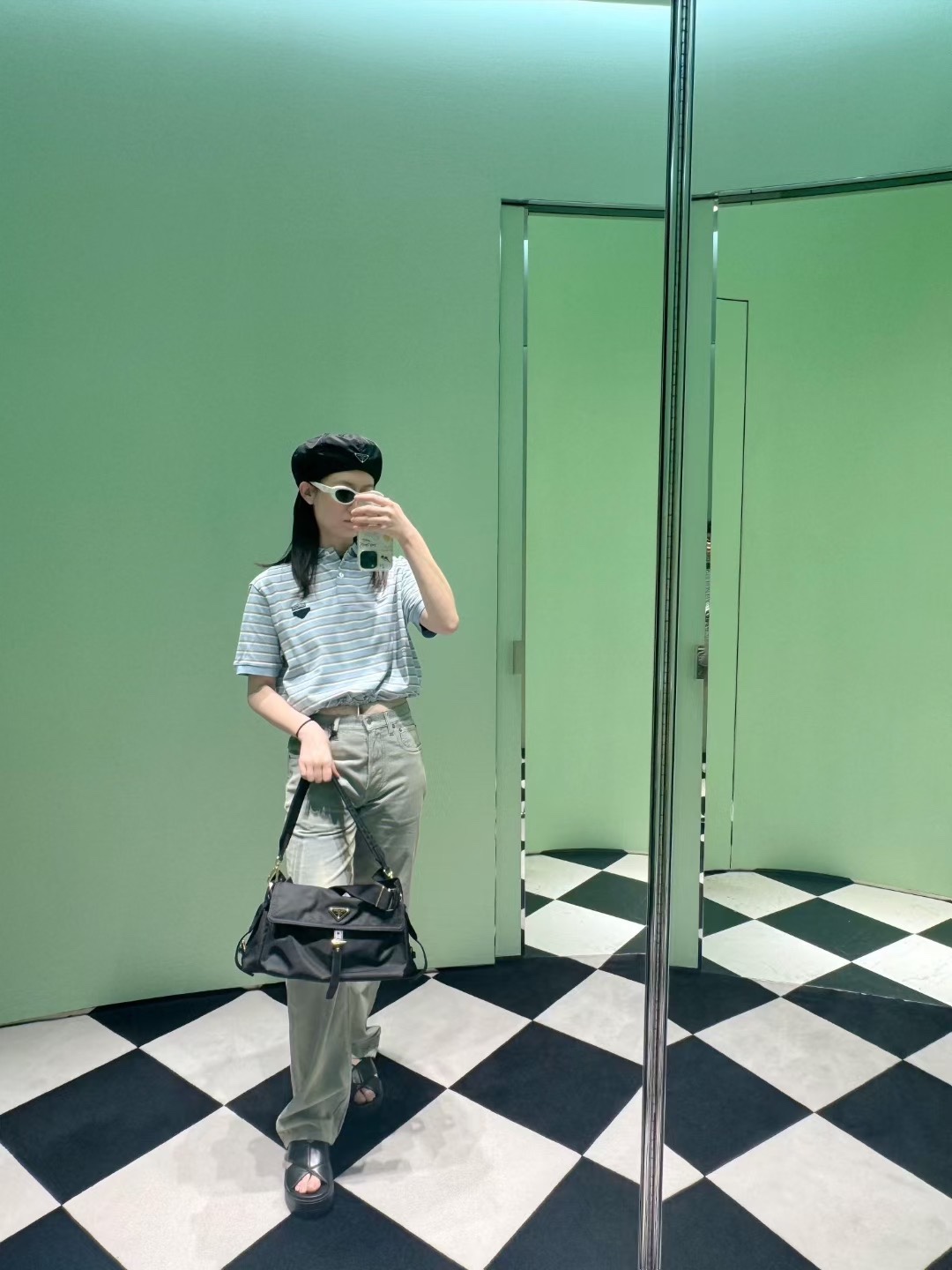 NO:389879,Large upper body picture, Prada [top original list], prada19860909大号上身图,普拉达【顶级原单】,prada,Bag