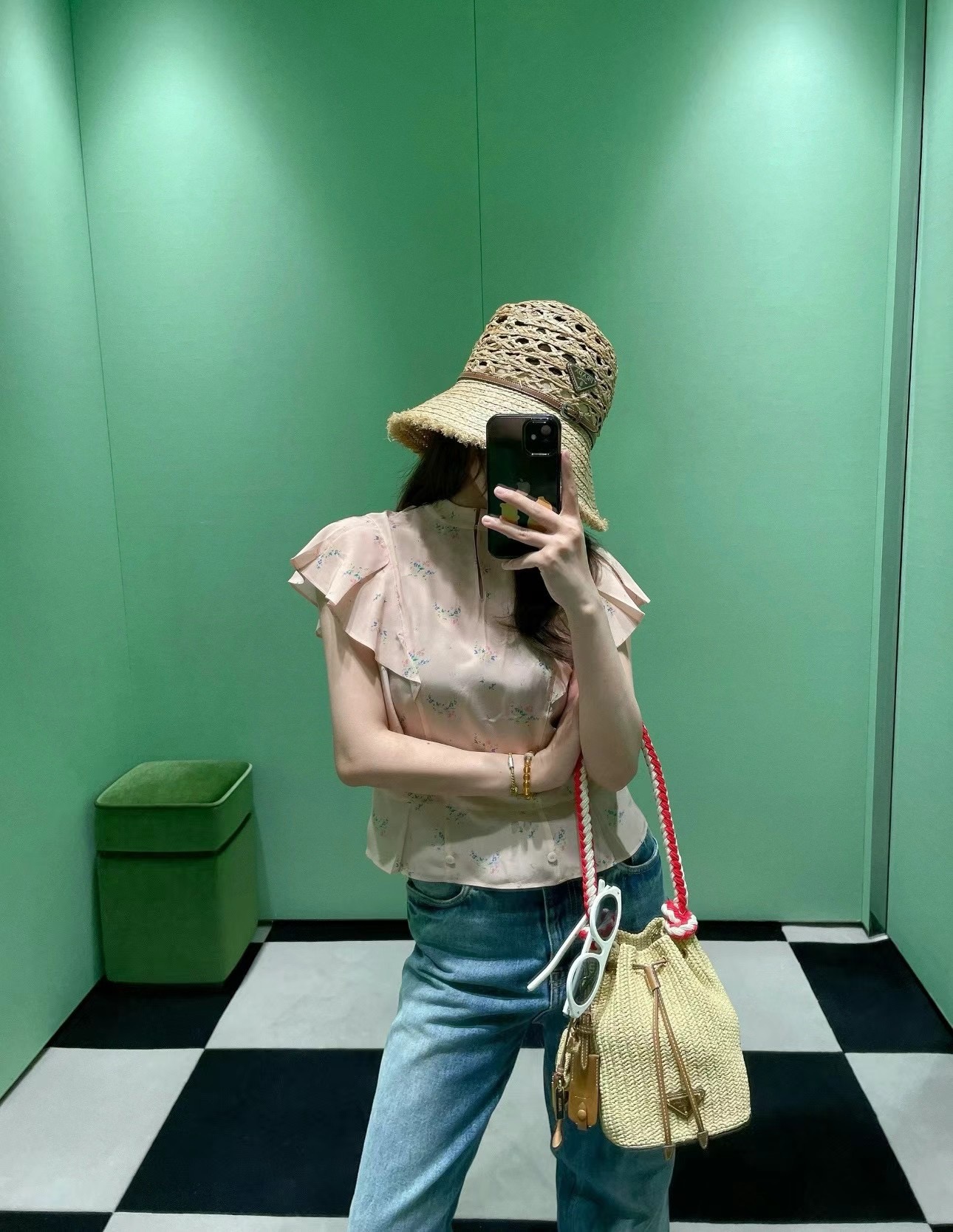 NO:389918,Upper body picture, Prada [top original list], prada19860909上身图,普拉达【顶级原单】,prada,Bag