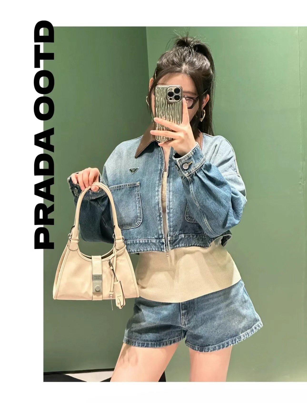 NO:389941,Upper body picture, Prada [top original list], prada19860909上身图,普拉达【顶级原单】,prada,Bag