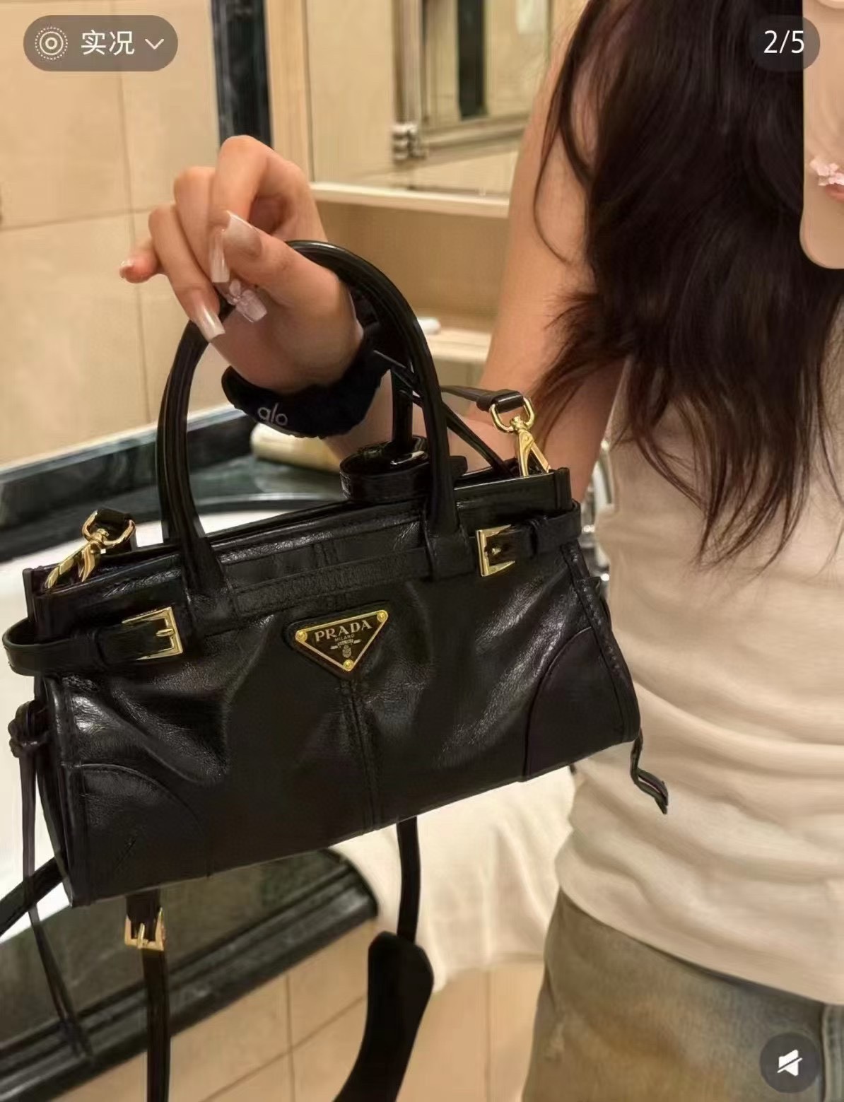 NO:584400,The mini size is so cute, Prada [price based on quantity], prada19860909迷你号太可爱啦,普拉达【跑量价】,prada,Bag