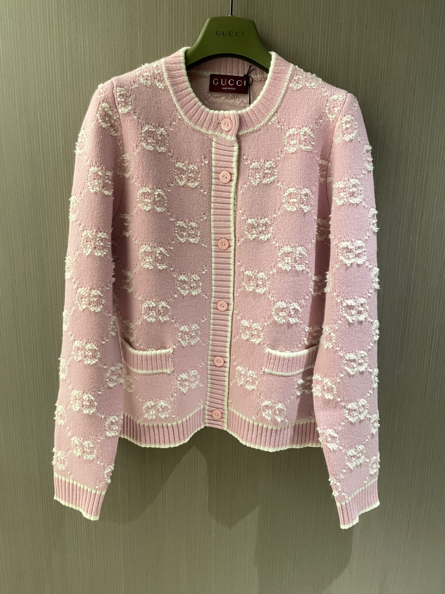 Gucci Wool Cardigan with GG Jacquard Pattern | Soft & Stylish 2 i1737026901974 8597 0 0