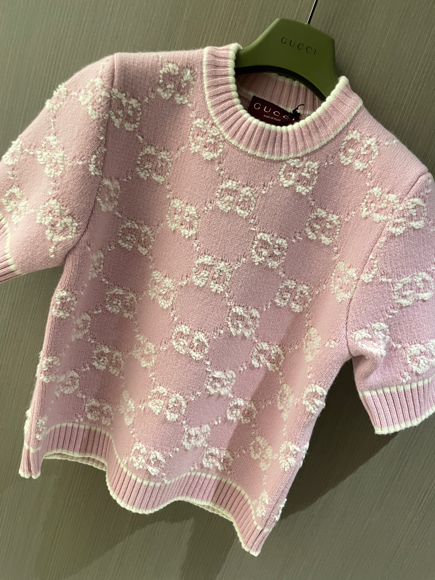 Gucci Wool Jacquard Short Sleeve Top - Stylish & Comfortable 5 i1737027013451 1195 0 3