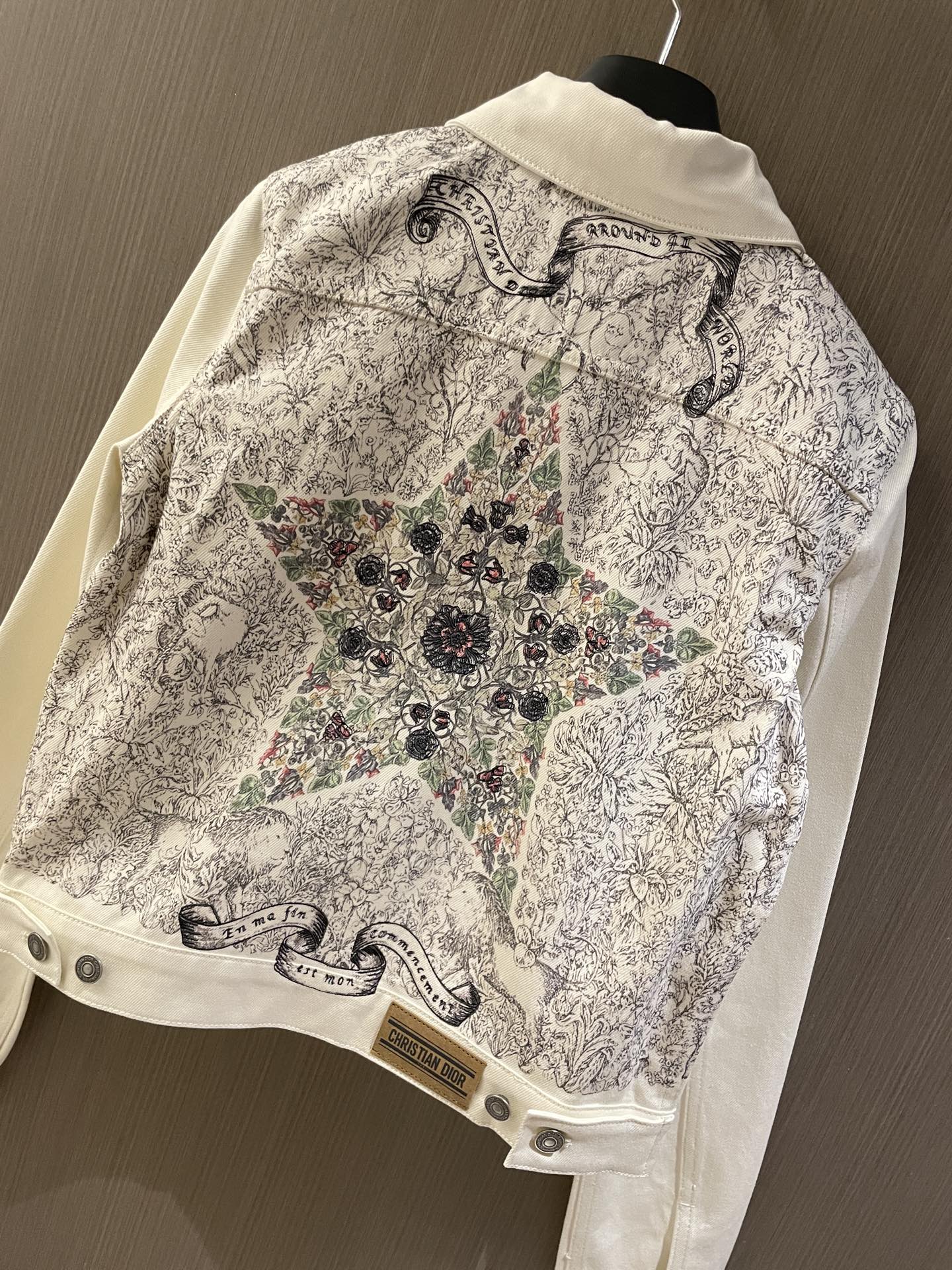 Dior Star Embroidered Denim Jacket - Stylish & Versatile Outerwear 9 i1742317323458 1076 0 7