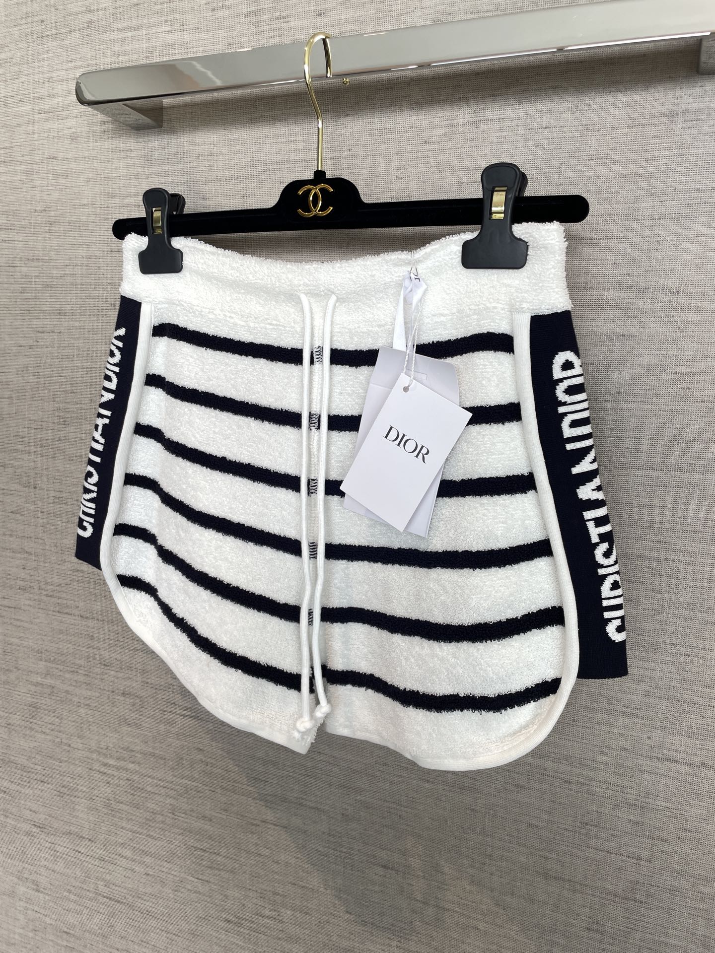 Dior Navy Striped Shorts - Stylish & Comfortable Summer Essential 5 i1749714703054 6581 0 3