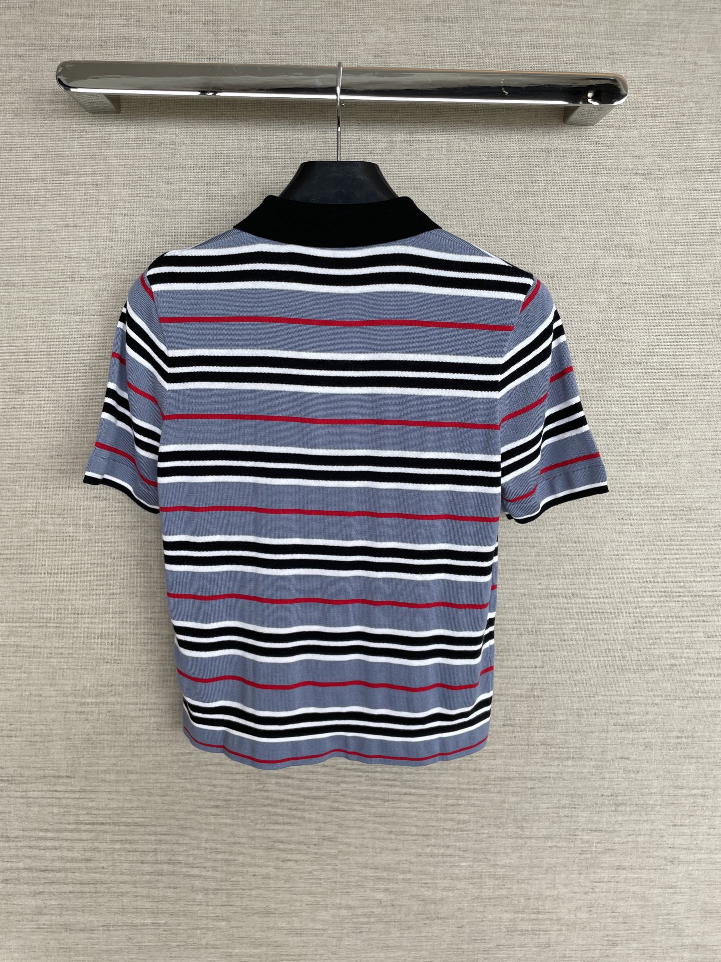 Striped Slim Fit Polo Shirt - Custom Fabric & Detailed Design (Sizes 36-41) 7 i1750488593747 979 0 5