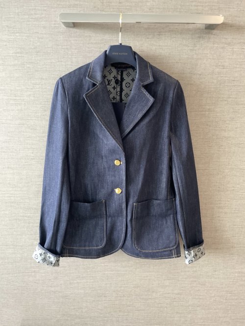 Vintage Monogram Blazer – Classic Designer Style, Size 36, 38, 41