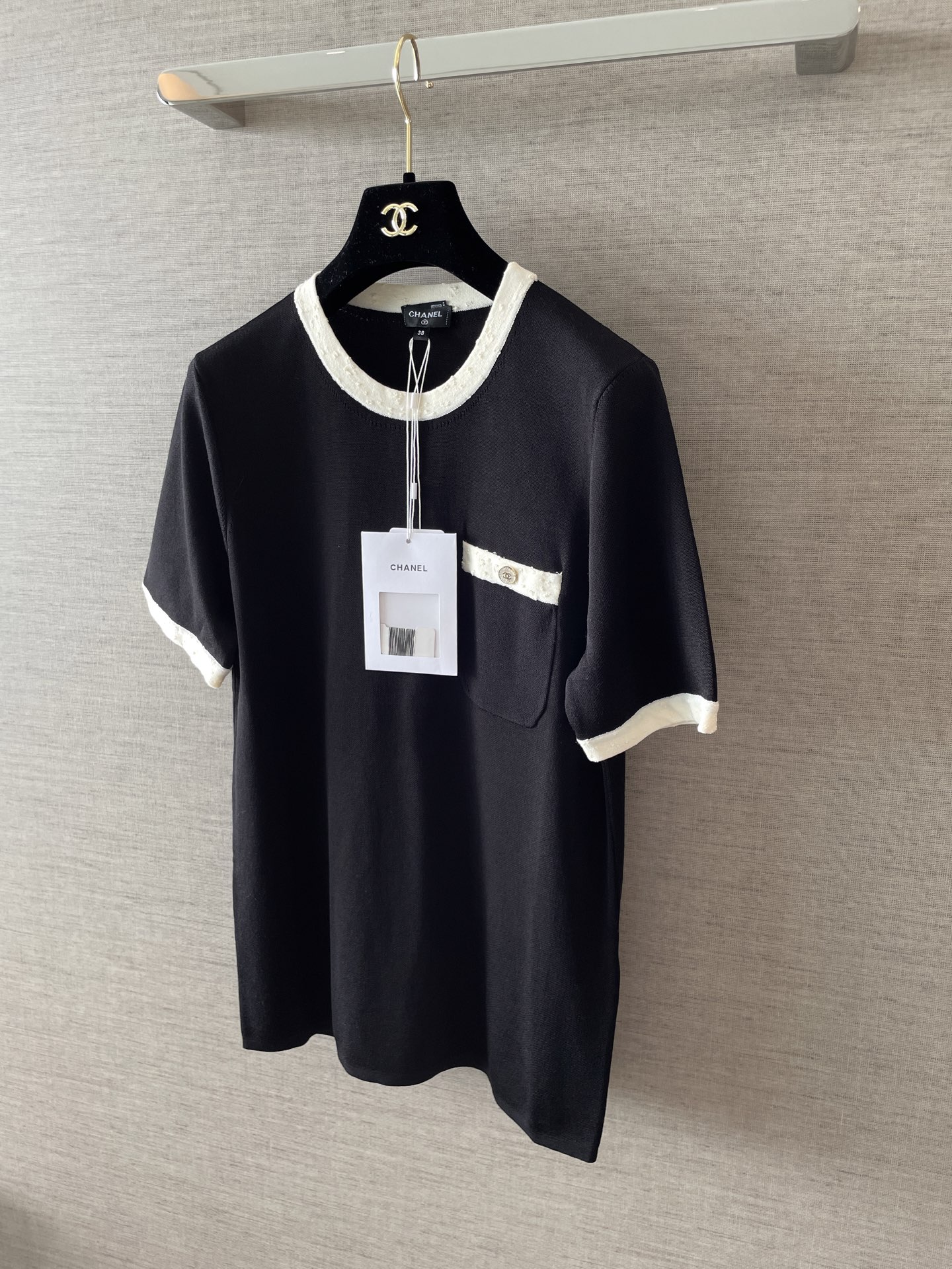 Chanel Black and White Top - Custom Fabric, Exact Details, Relaxed Fit 5 i1753253641927 6745 0 3