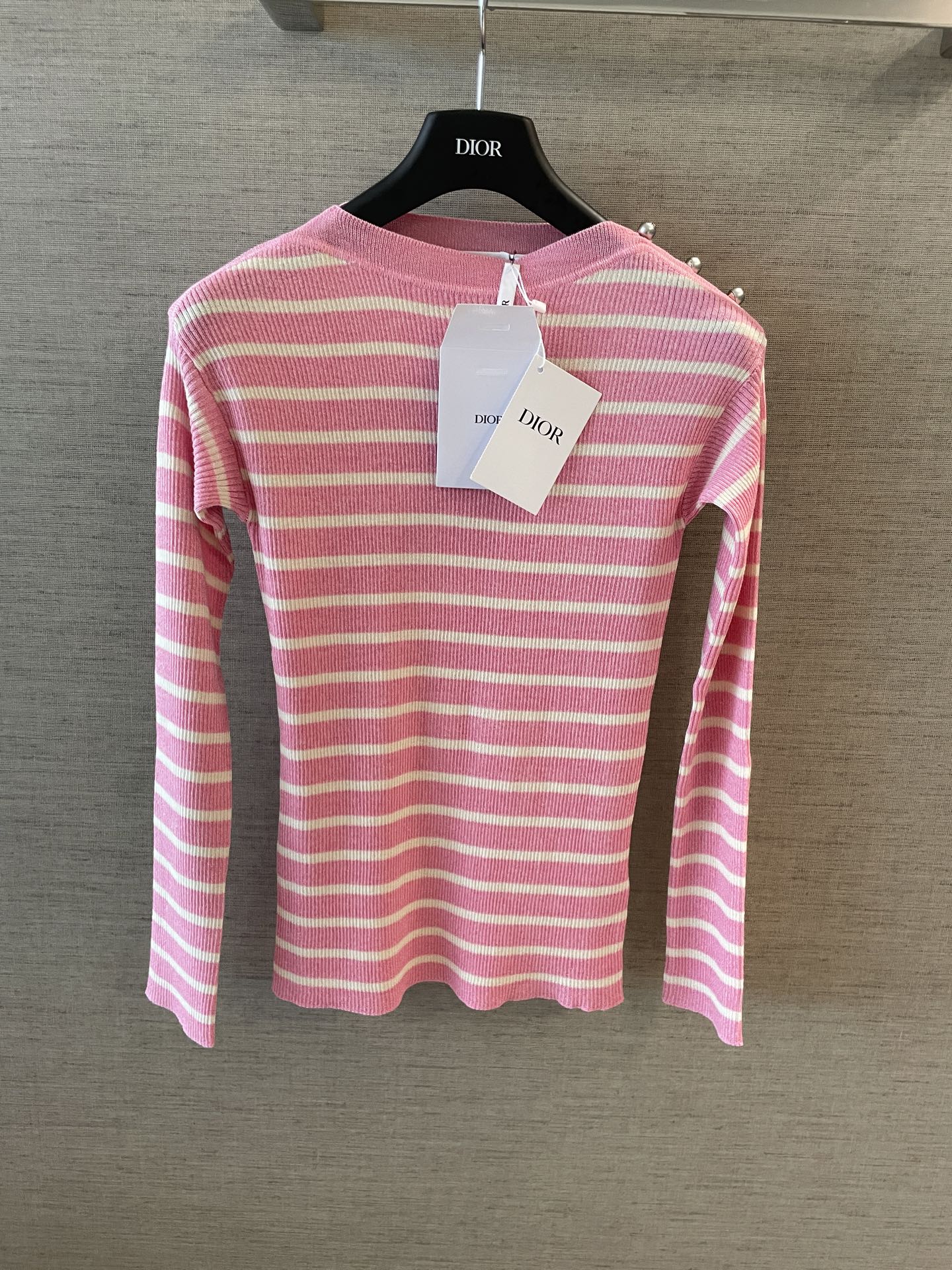 Dior Striped T-Shirt: Classic Style, Custom Fabric, and Comfortable Fit 4 i1754388988020 7246 0 2