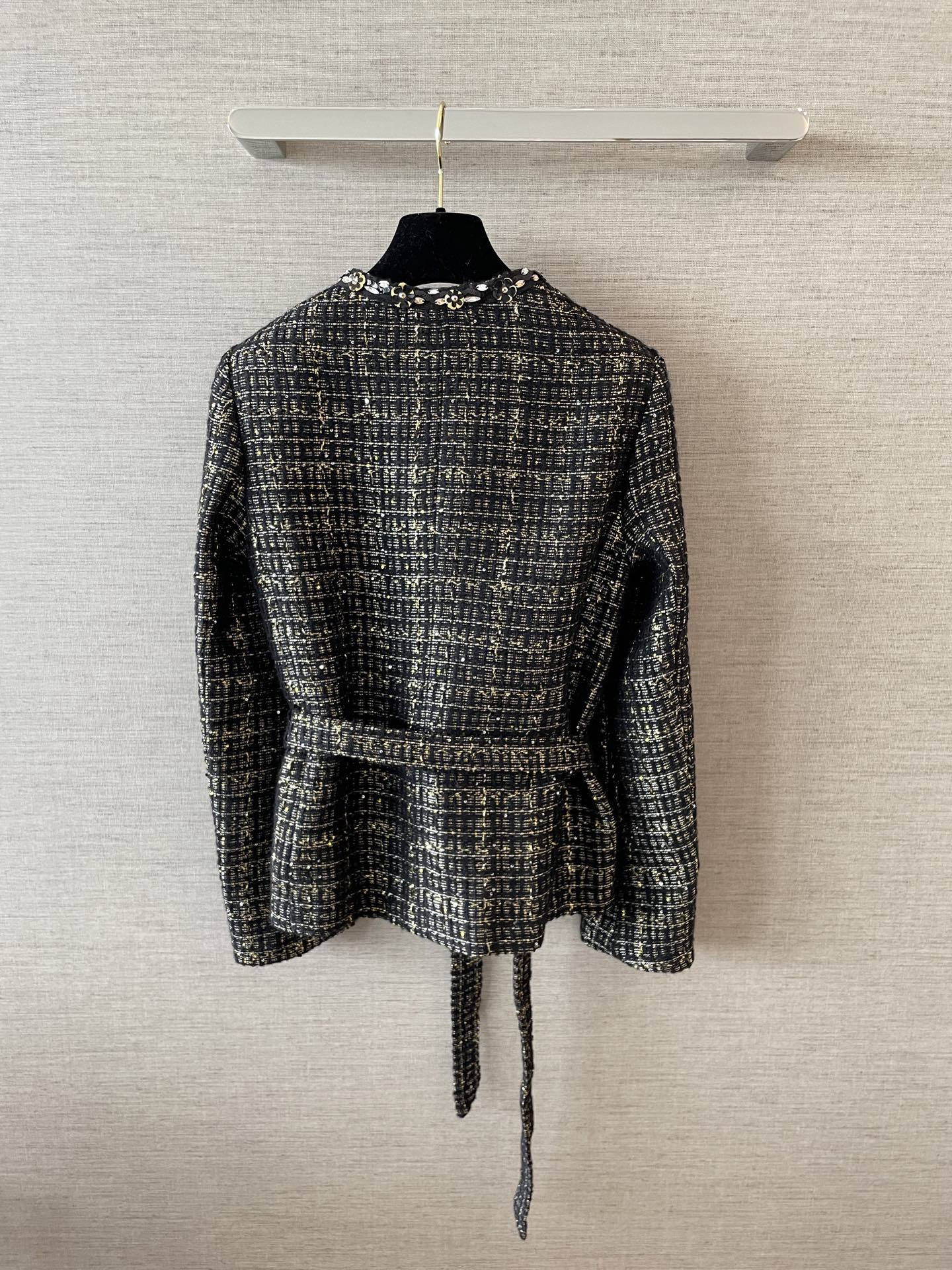 Chanel Black & Gold Silk Jacket - 25A Collection, Impeccable Detailing 9 i1755428102792 544 0 8
