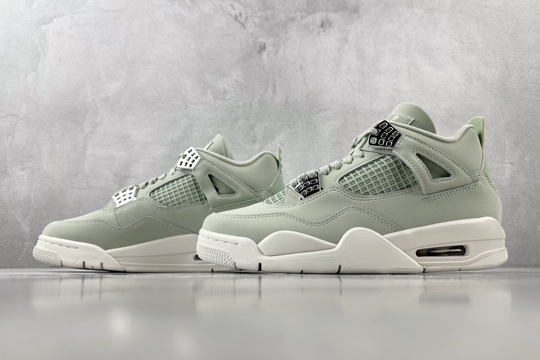 特价 福利特价 口碑神作 Jordan Air Jordan 4 “Seafoam”绿米货号:HV082