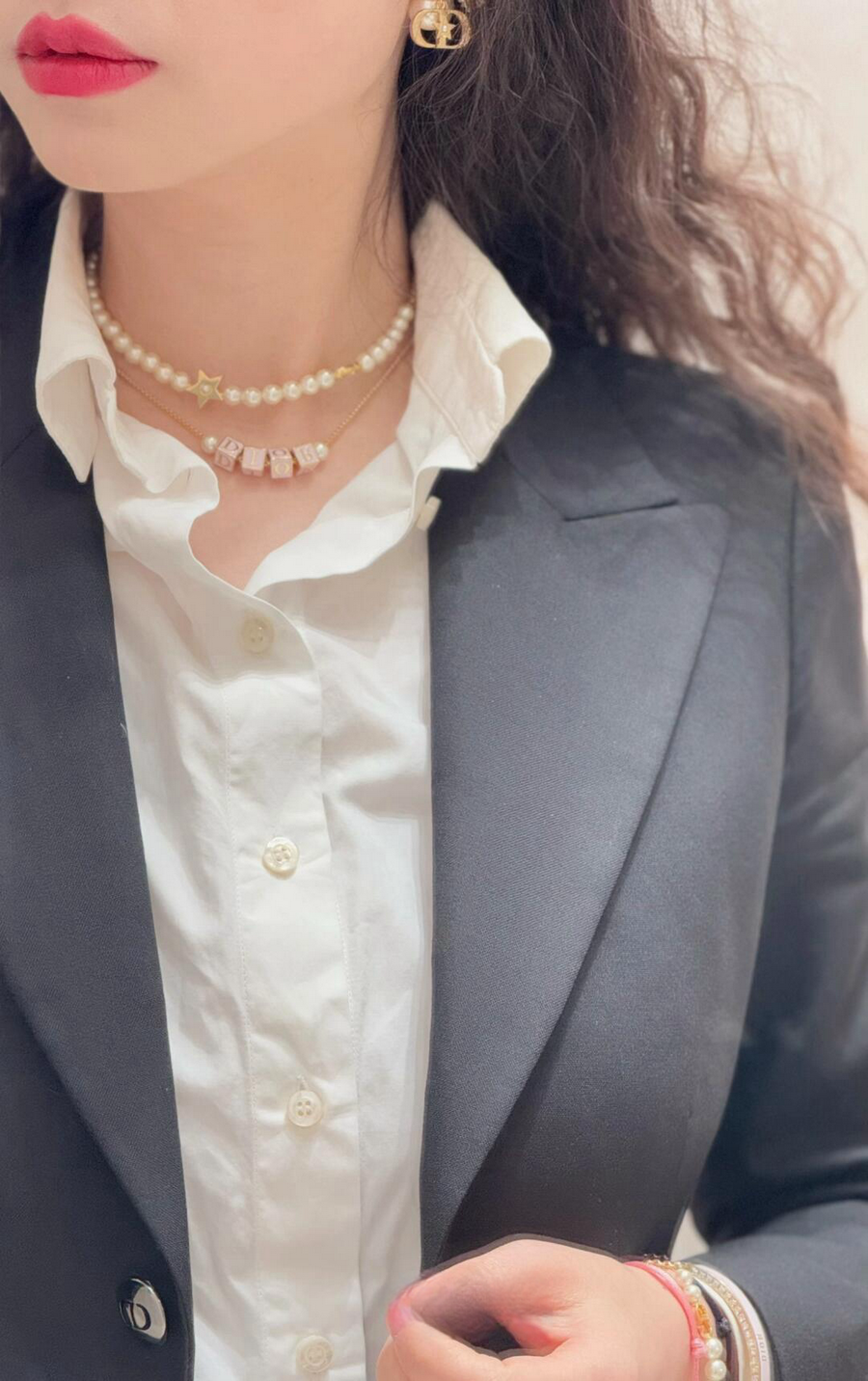 NO:633801,Wearing pictures, Cardia high-end jewelry19860909佩戴图,,卡迪亚高端饰品,Jewelry