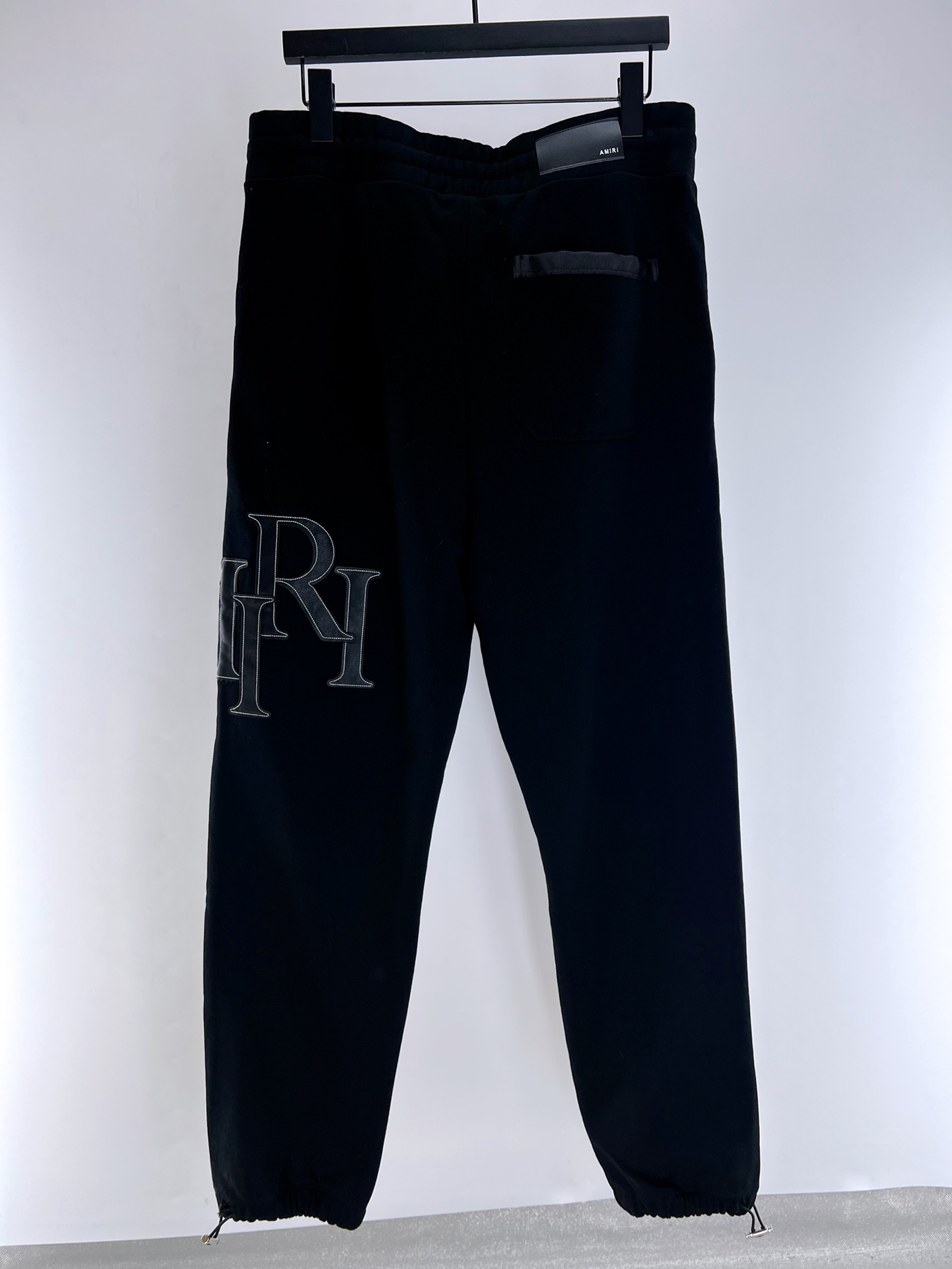 Amiri Embroidered Fleece Sweatpants Drawstring Patchwork Zipper Joggers 6 i1712631704 5670 0