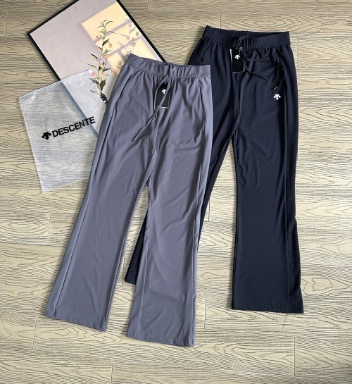 Descente Women's Training Knit Flared Pants - Autumn New Arrival 1 Descente Women's Training Knit Flared Pants - Autumn New Arrival