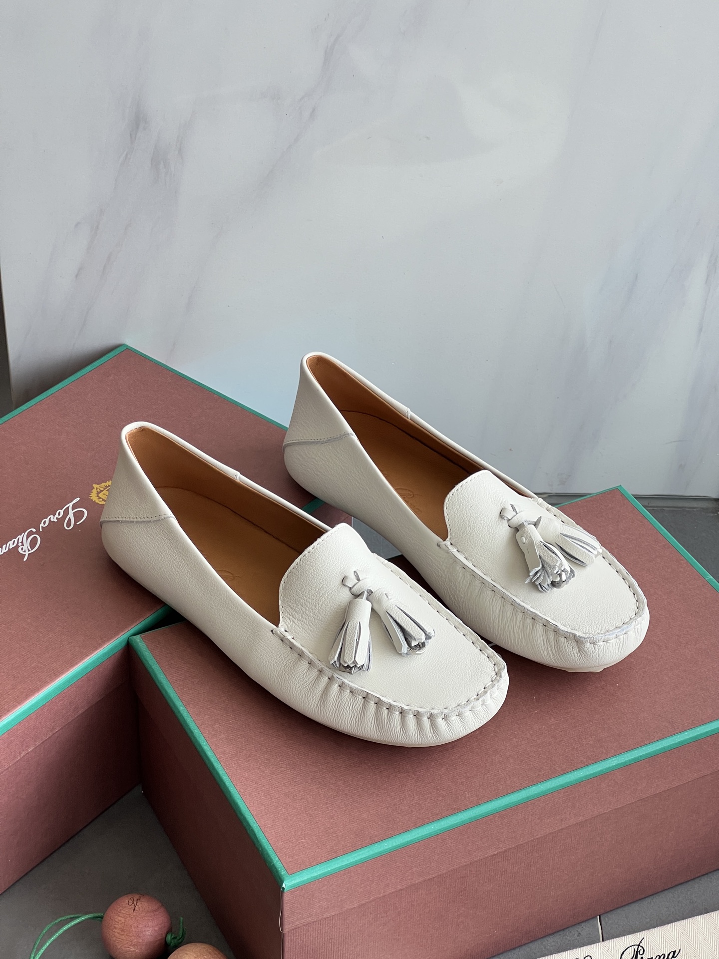 NO:237348,Milk white, bean shoes19860909奶白色,豆豆鞋,Women's Shoes
