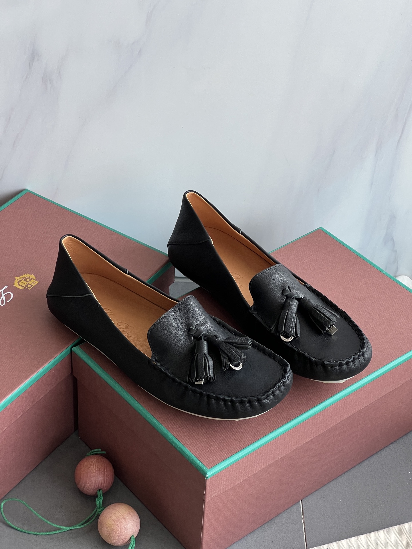 NO:237345,Black, bean shoes19860909黑色,豆豆鞋,Women's Shoes