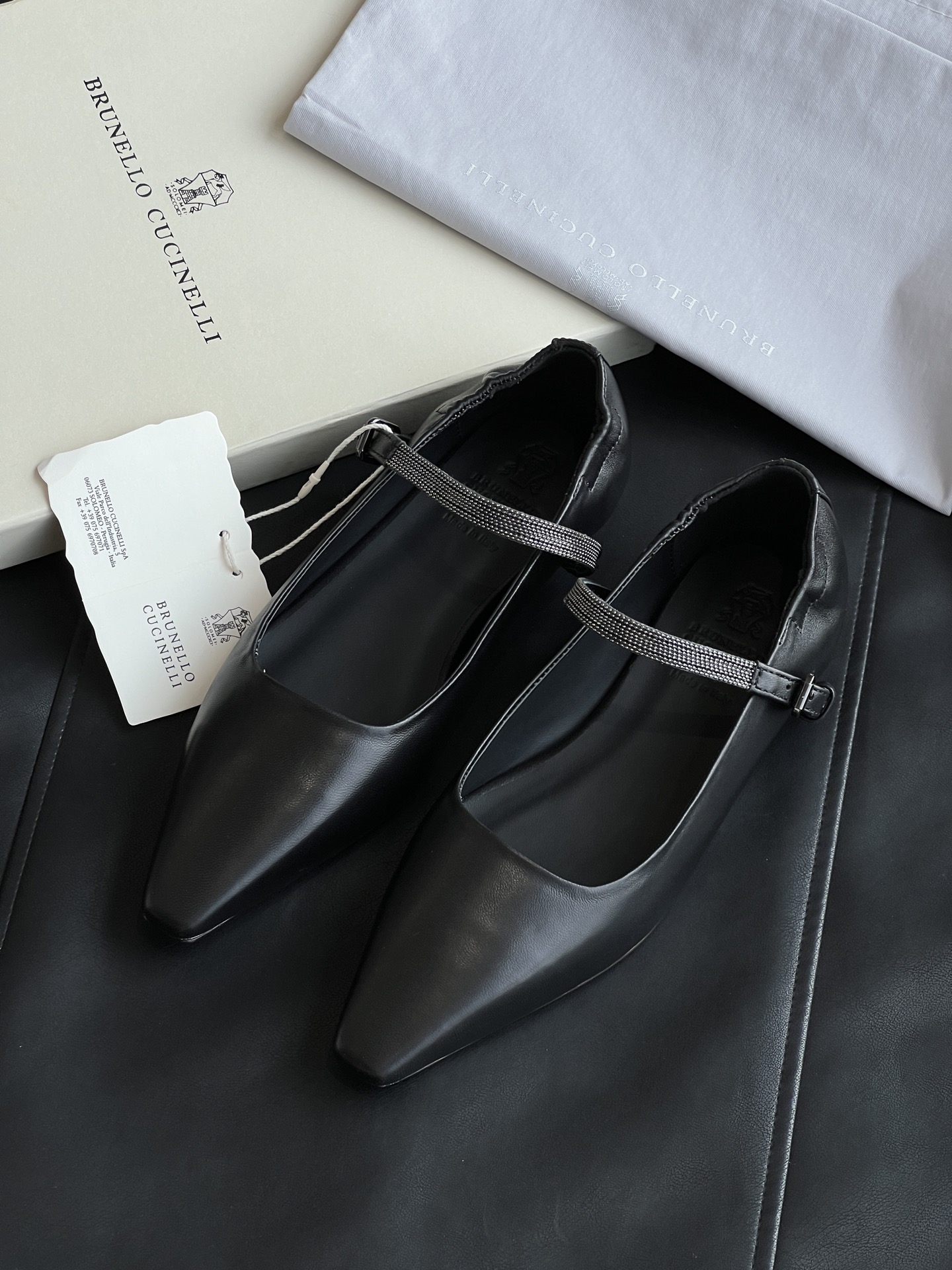 Brunello Cucinelli Mary Jane Flats, Beaded Strap, Suede Leather, Square Toe 4 i1751703401835 3911 0 2