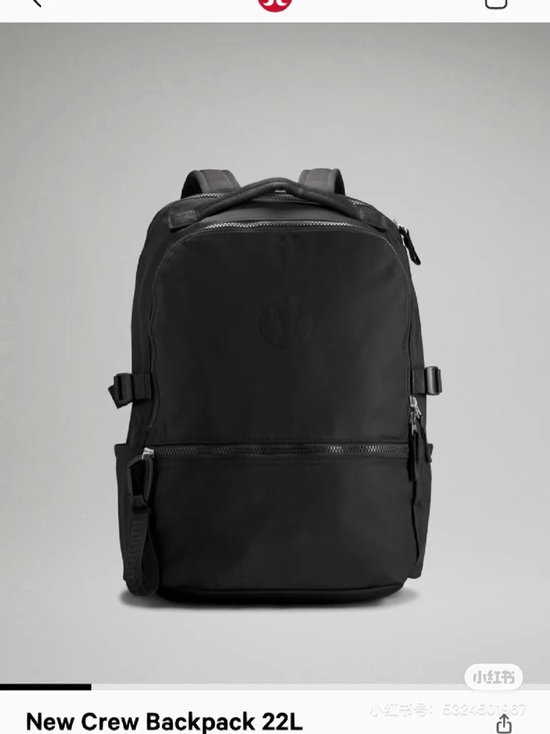 NO:938930,Lululemon's New Crew Backpack 22L is a pair of cut-off shoulder bags that should be functional but also extremely light and beautiful. The special nylon material (the same material as Rada) has an electrical insulation layer and can hold fat water bottles on both sides, so it can be placed directly on the suitcase!  !  , luggage      trendy department store, prada19860909Lululemon王炸双肩包背 New Crew Backack 22L 就是具备了一双切肩包应该有功的能还异常便轻美貌.特殊龙尼材质（和rada同面一料）带有电隔脑层 两侧以可放胖胖的水杯 以可直接搭在李行箱上！！,箱包    潮品百货,accessory