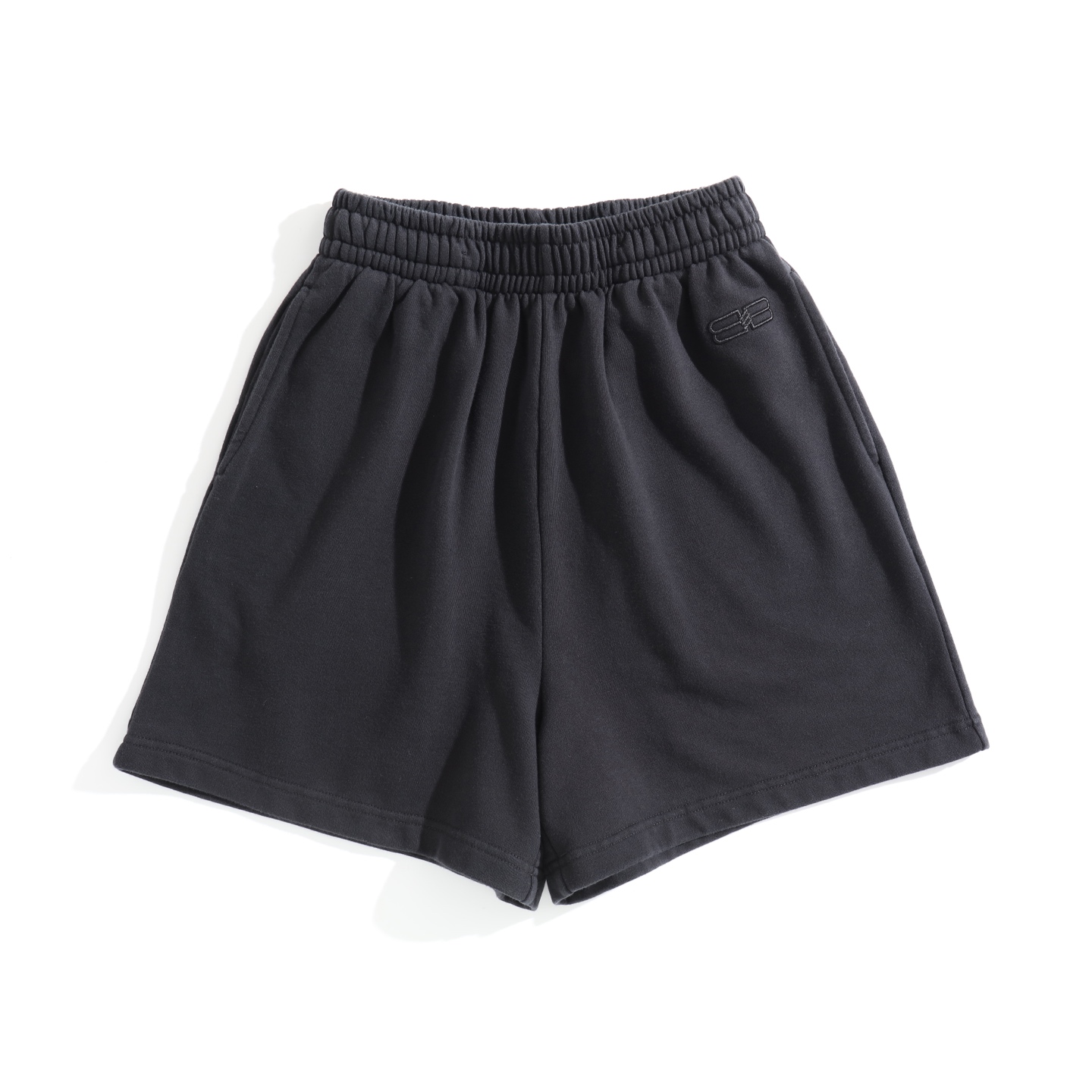 P104 Pantalones cortos bordados con LOGO de letra B doble clásico Pantalones cortos sueltos informales Pantalones depor…
