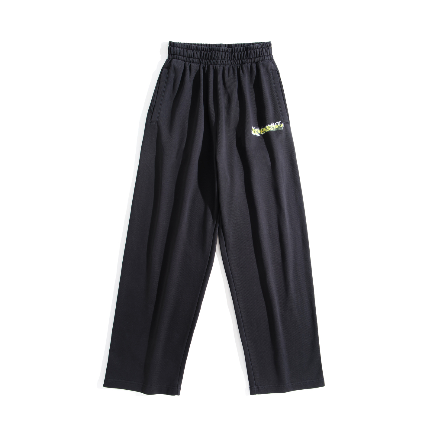 P150 Letras inglesas efecto pegado Pantalones estampados ingleses Pantalones deportivos casuales Pantalones deportivos …