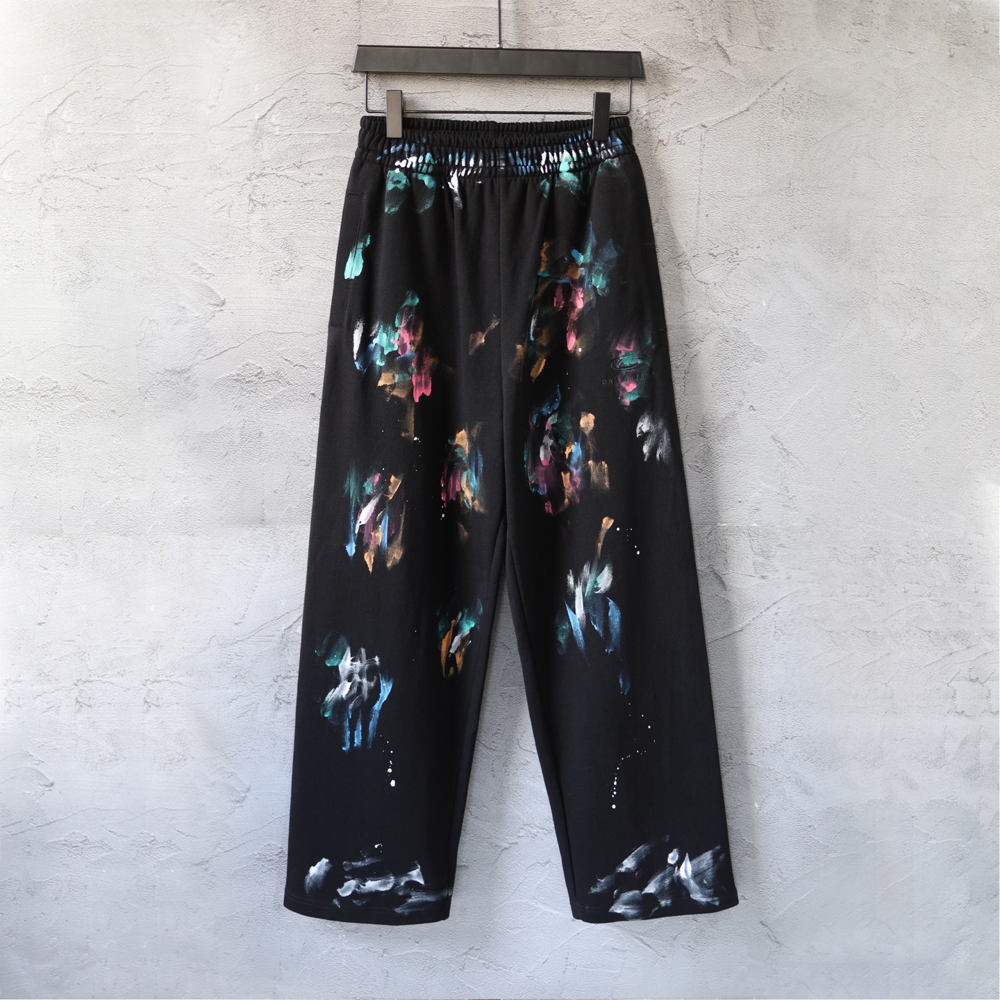 P224 Letra 6B graffiti bordado pintado a mano desgastado pantalones estampados pesados ​​pantalones deportivos casuales…
