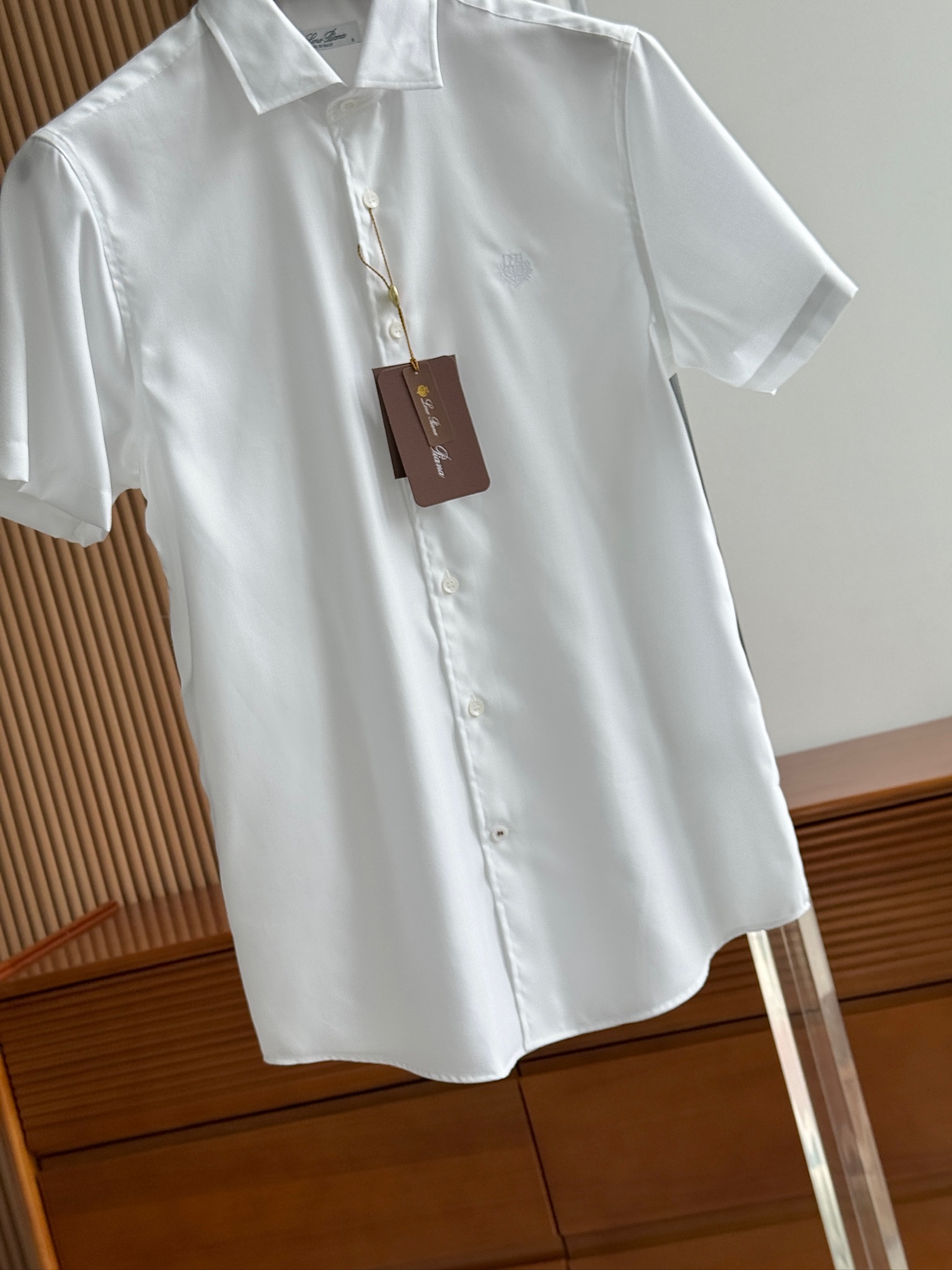 Loro Piana经典学院风，设计私定面料男士短袖衬衫，洋行渠道货，纯正血统品质，春夏新品，口碑化经典