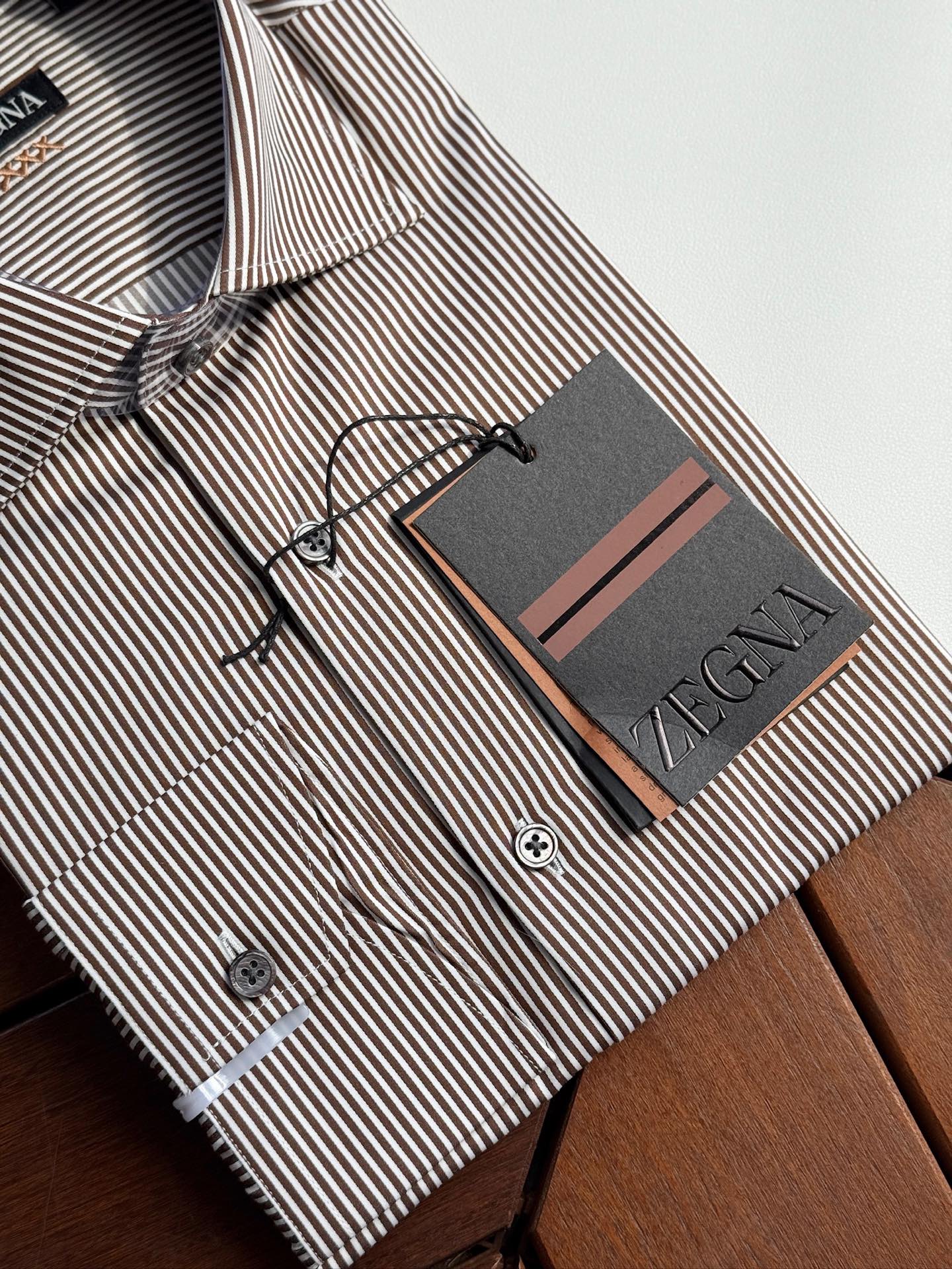 关于杰尼亚衬衫，这种高体感条纹衬衫，确实是优秀！！！