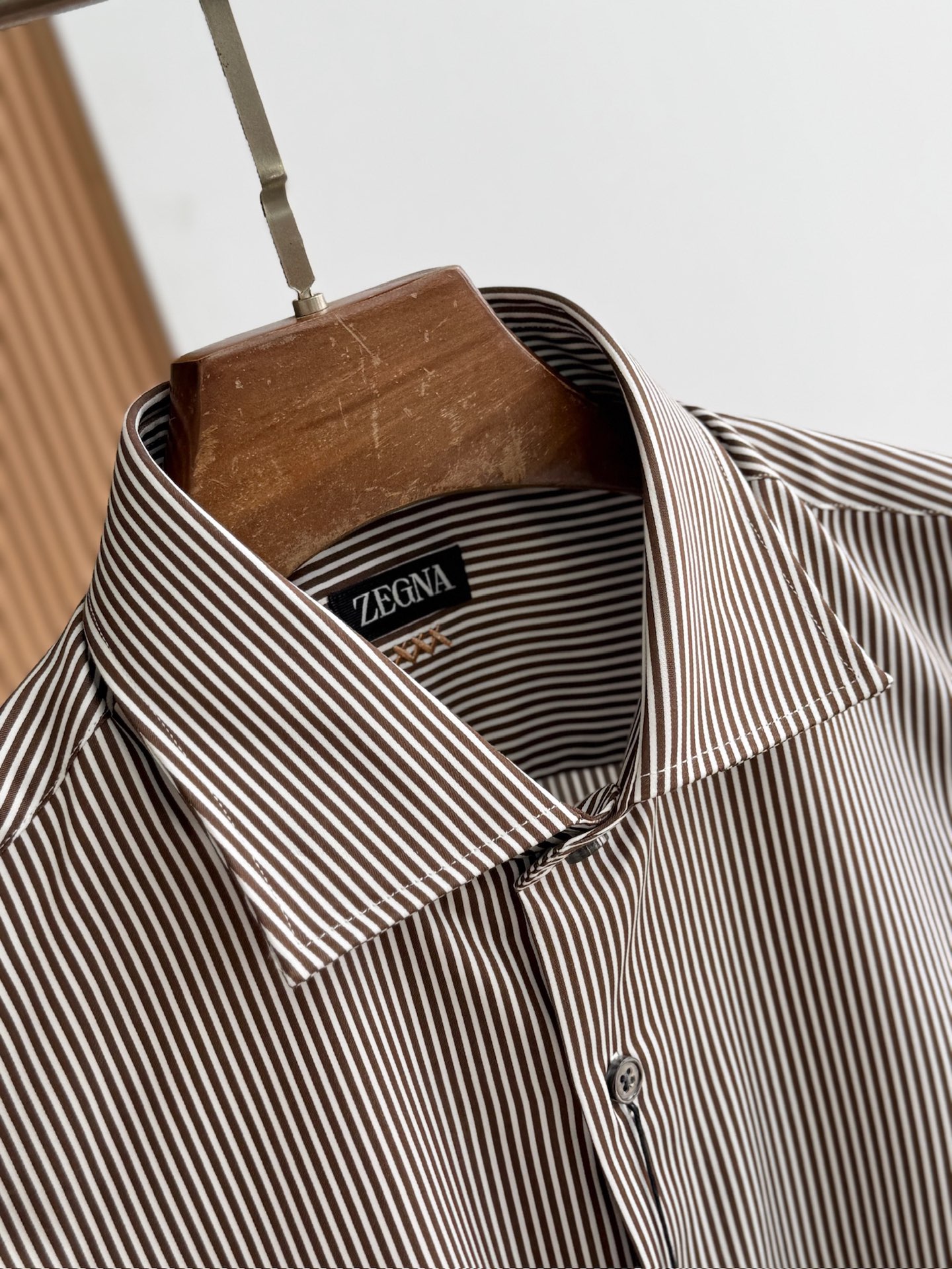 杰尼亚，条纹XXX系列衬衫，完美品相，SMLXLXXL