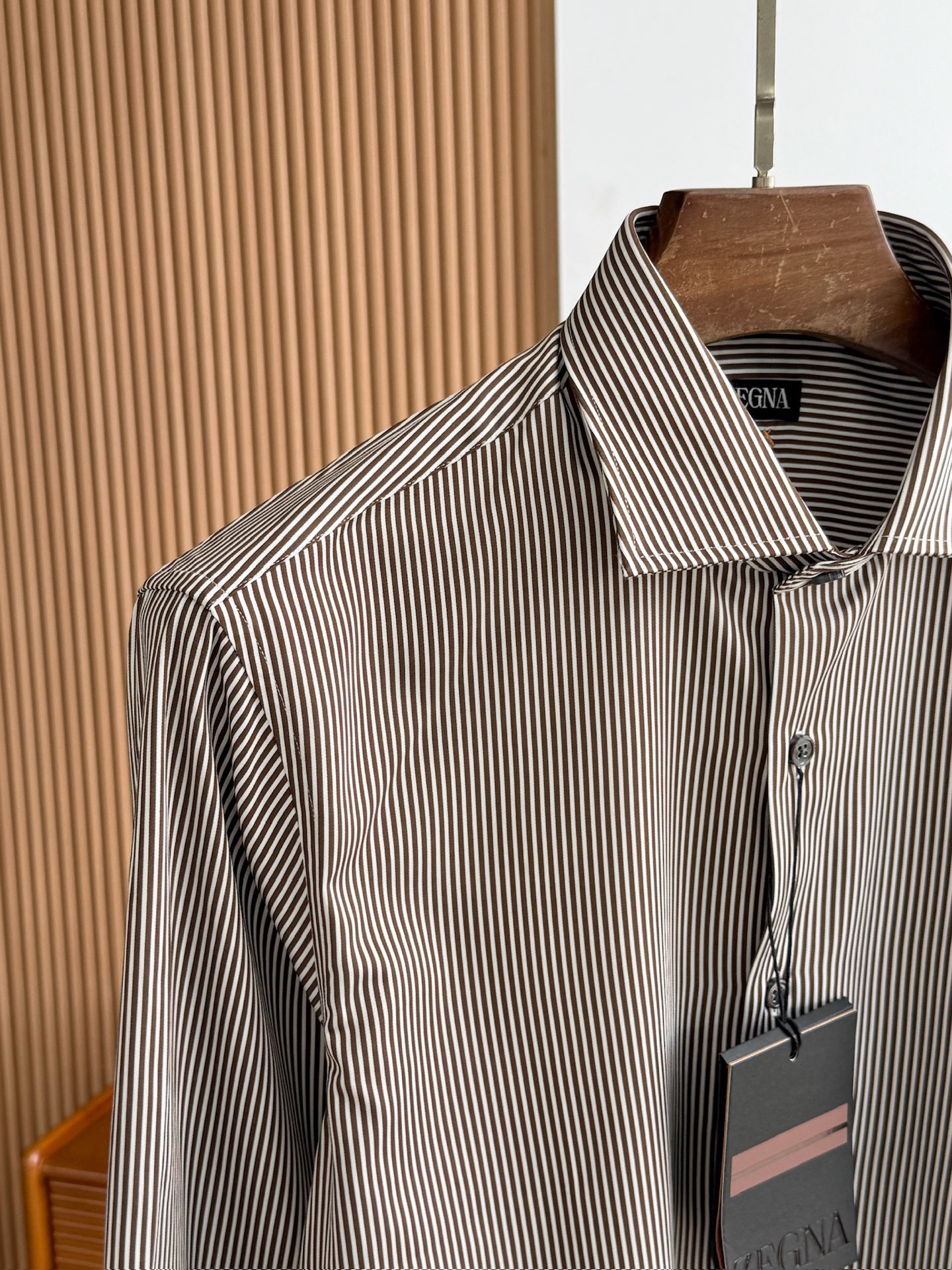 杰尼亚，条纹XXX系列衬衫，完美品相，SMLXLXXL