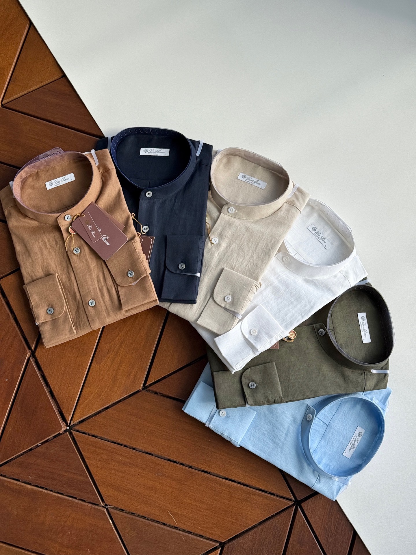 史诗级别的亚麻衬衫，lP🆕独家巨献，中式复古小立领设计。。。原汁原味100%亚麻面料衬衫，麻料以其独特的