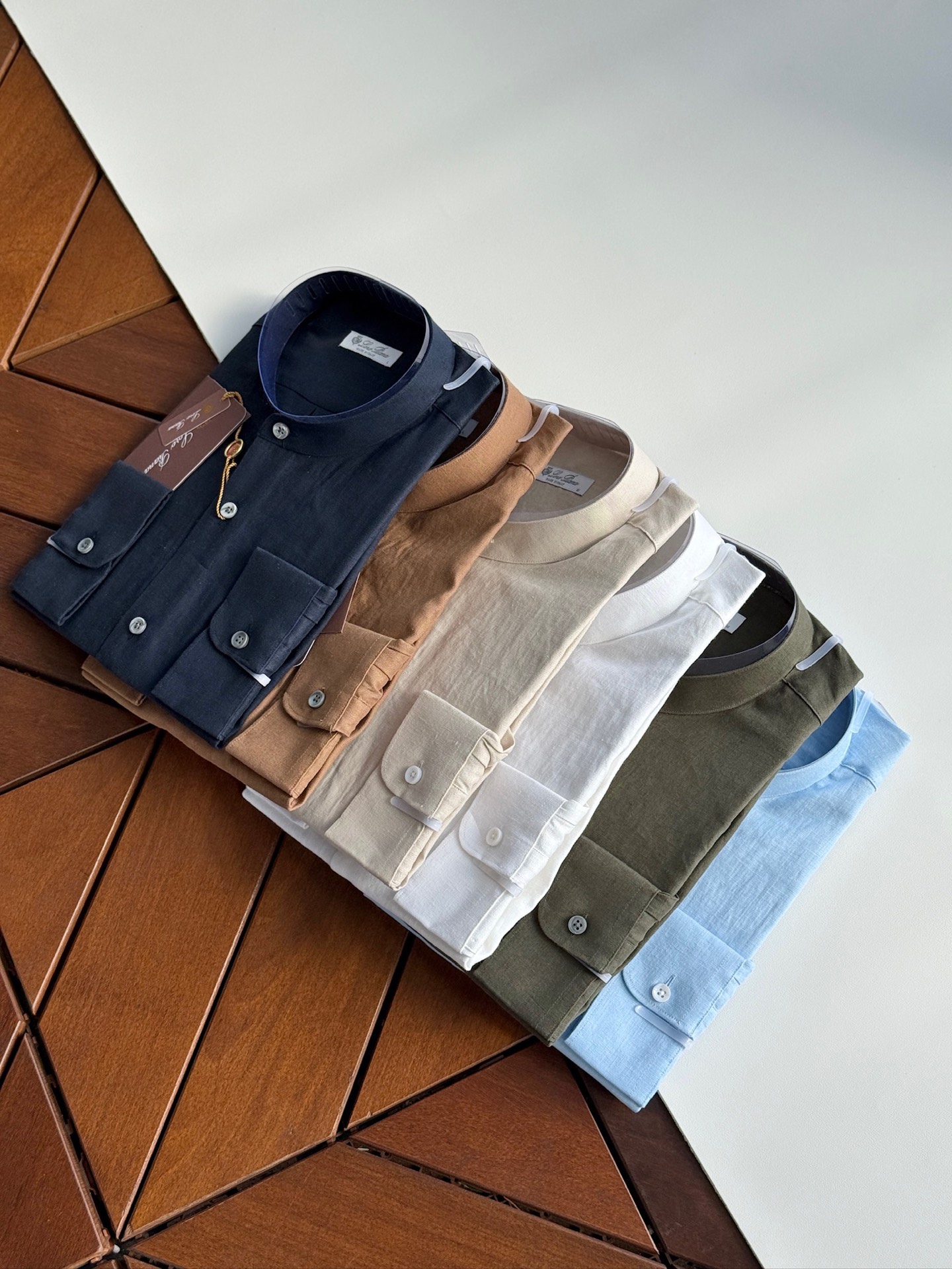 史诗级别的亚麻衬衫，lP🆕独家巨献，中式复古小立领设计。。。原汁原味100%亚麻面料衬衫，麻料以其独特的