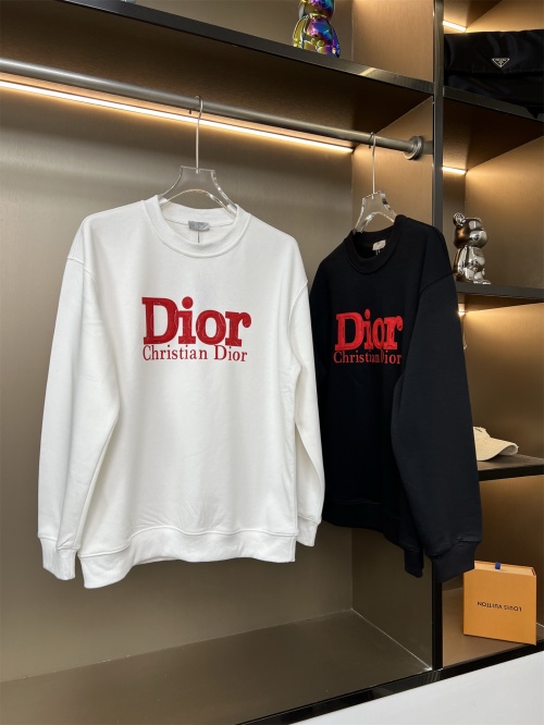 Dior 2025FW Crewneck Sweatshirt Silicon Letter Embossed Pullover 2 Dior 2025FW Crewneck Sweatshirt Silicon Letter Embossed Pullover