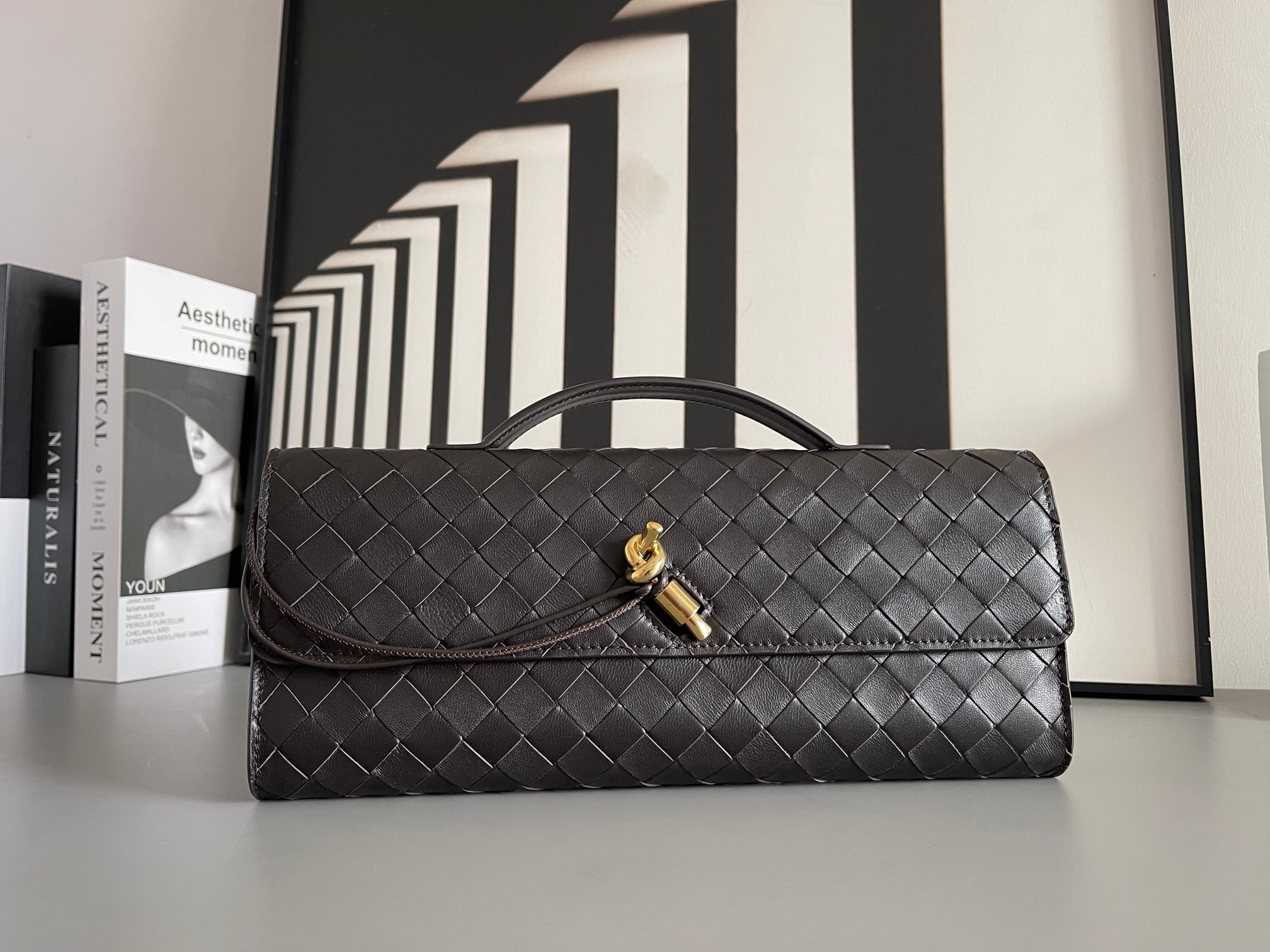 Bottega Veneta #Bv Clutch 长款手拿包 741511 配有提手