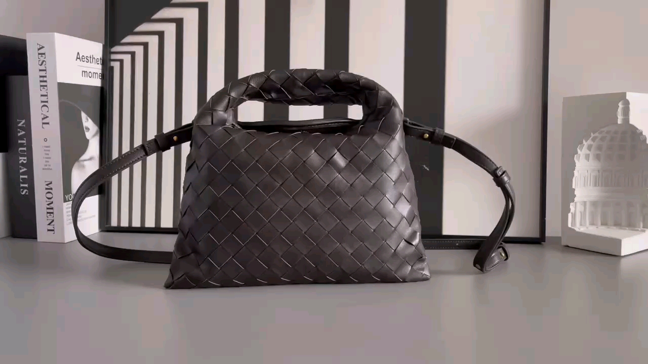 Bottega Veneta black brown bv mini