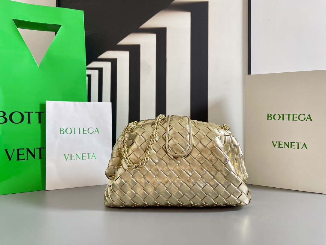 Bottega Veneta Lauren 1980 pochette en cuir tressé