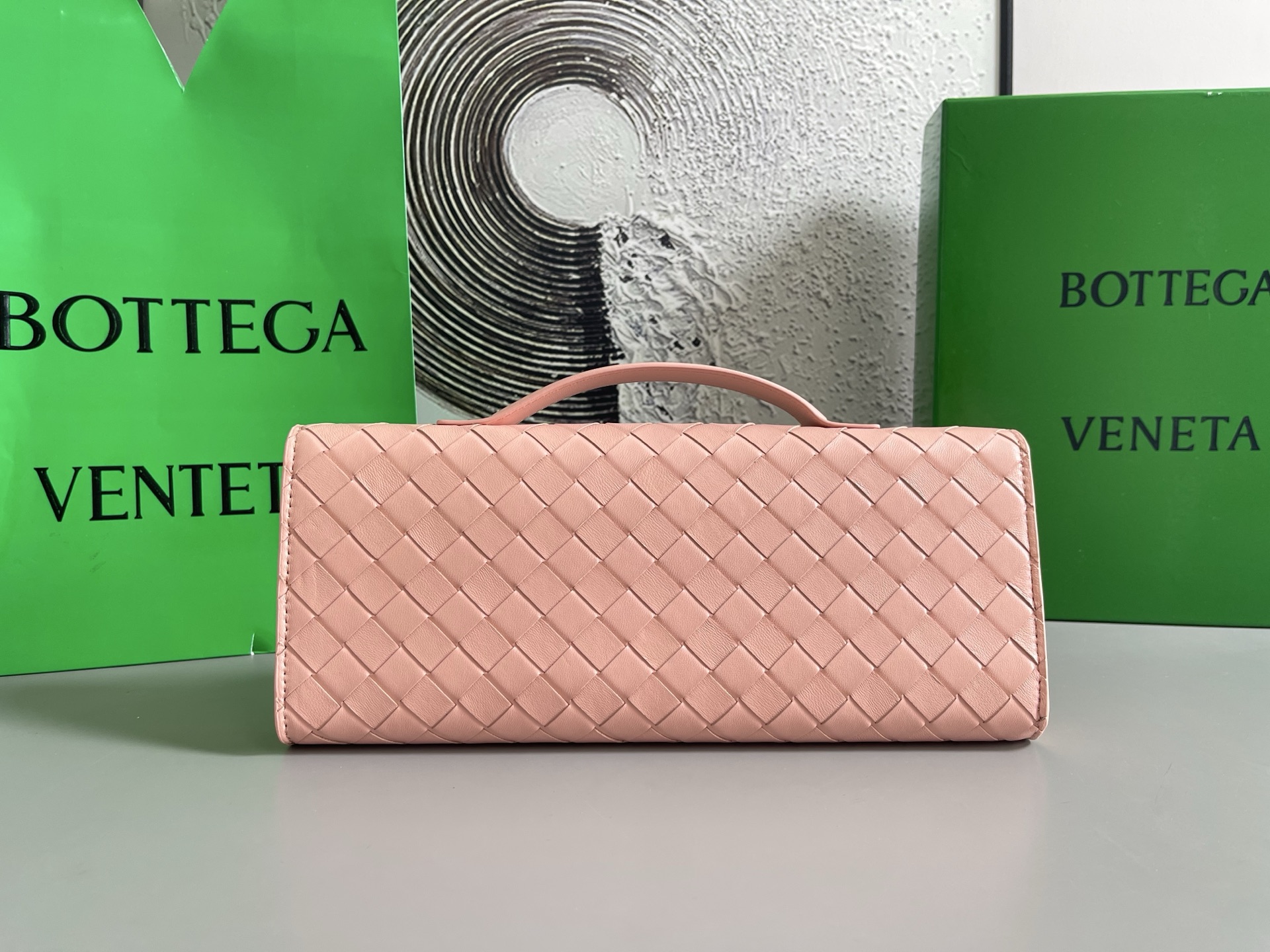 Bottega Veneta #Bv Clutch 长款手拿包 741511 配有提手