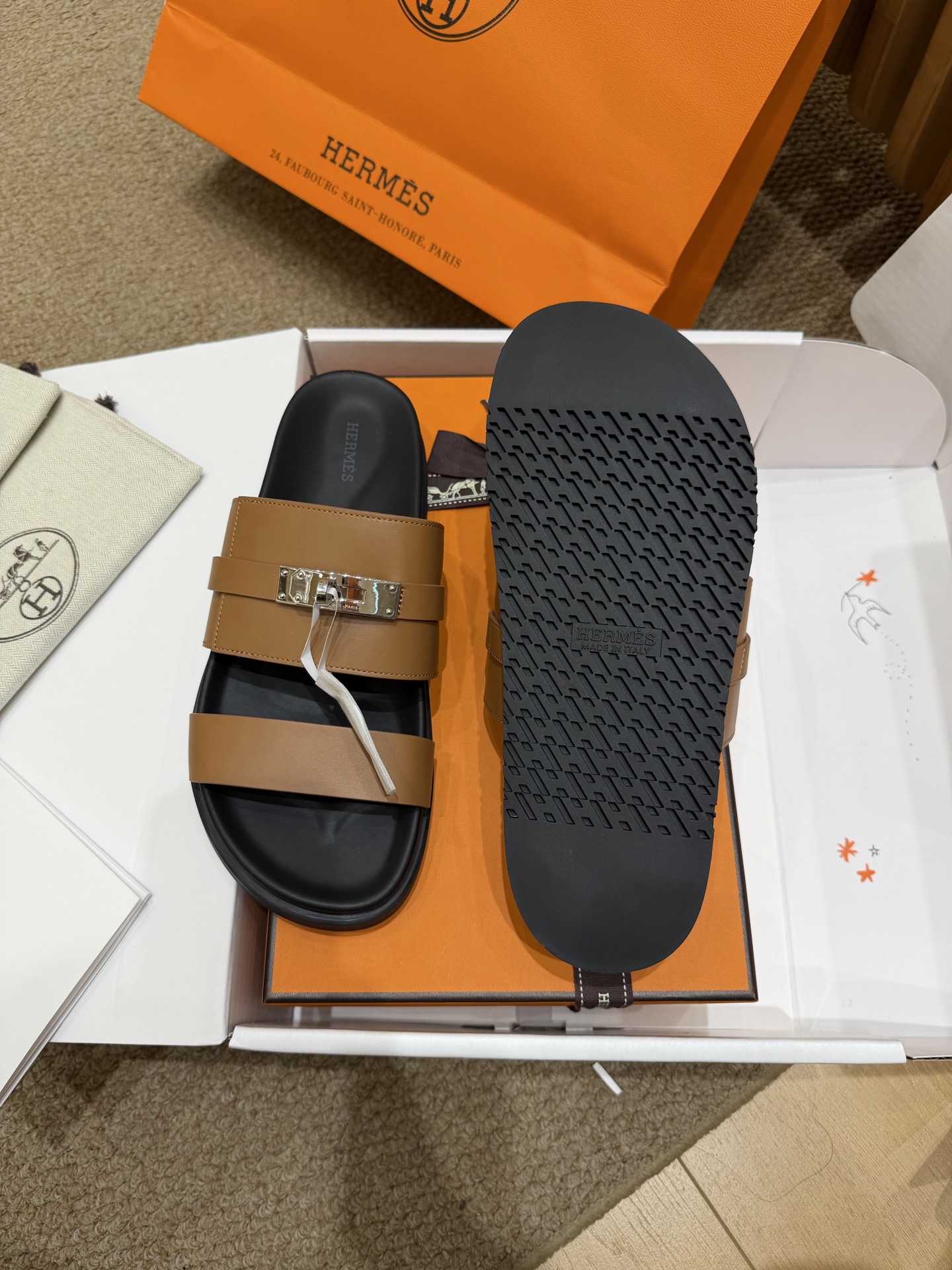 에르메스 잭슨 켈리 버클 슬리퍼 이미지 9