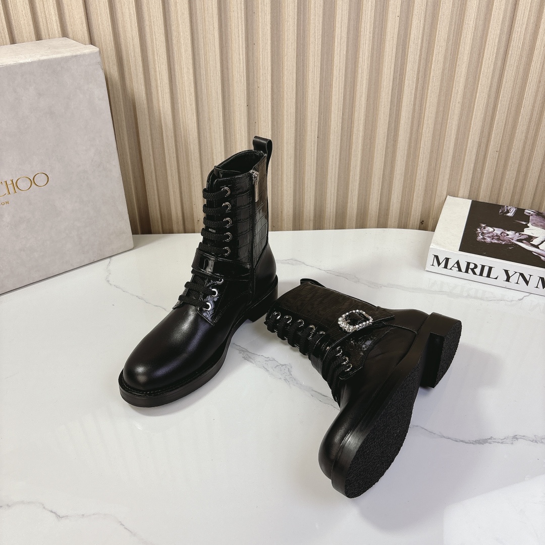吉米周 Jimmy Choo 经典高奢皮鞋鞋履高跟鞋 #57F9B34D 4