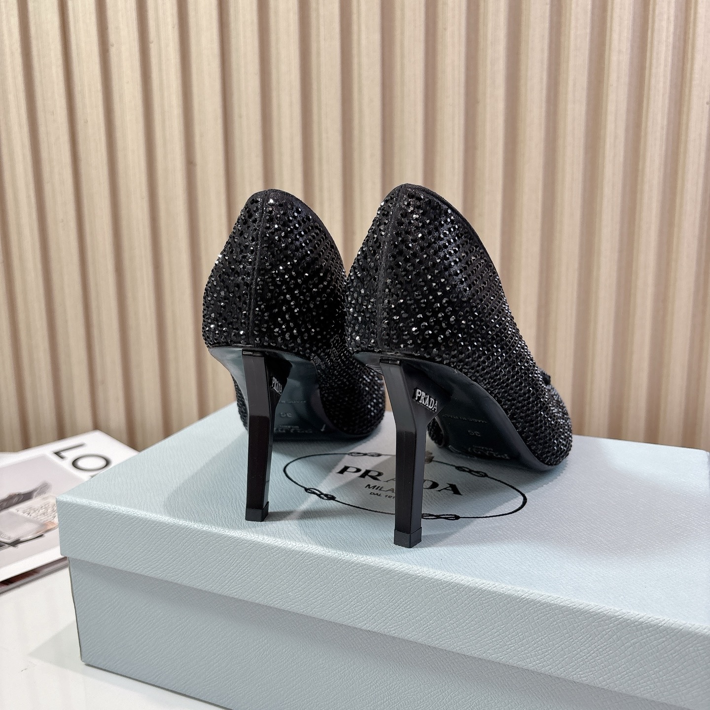 Prada Pointed Toe Rhinestone High Heels - Spring/Summer Runway Collection 10 i1761801445011 279 0 8