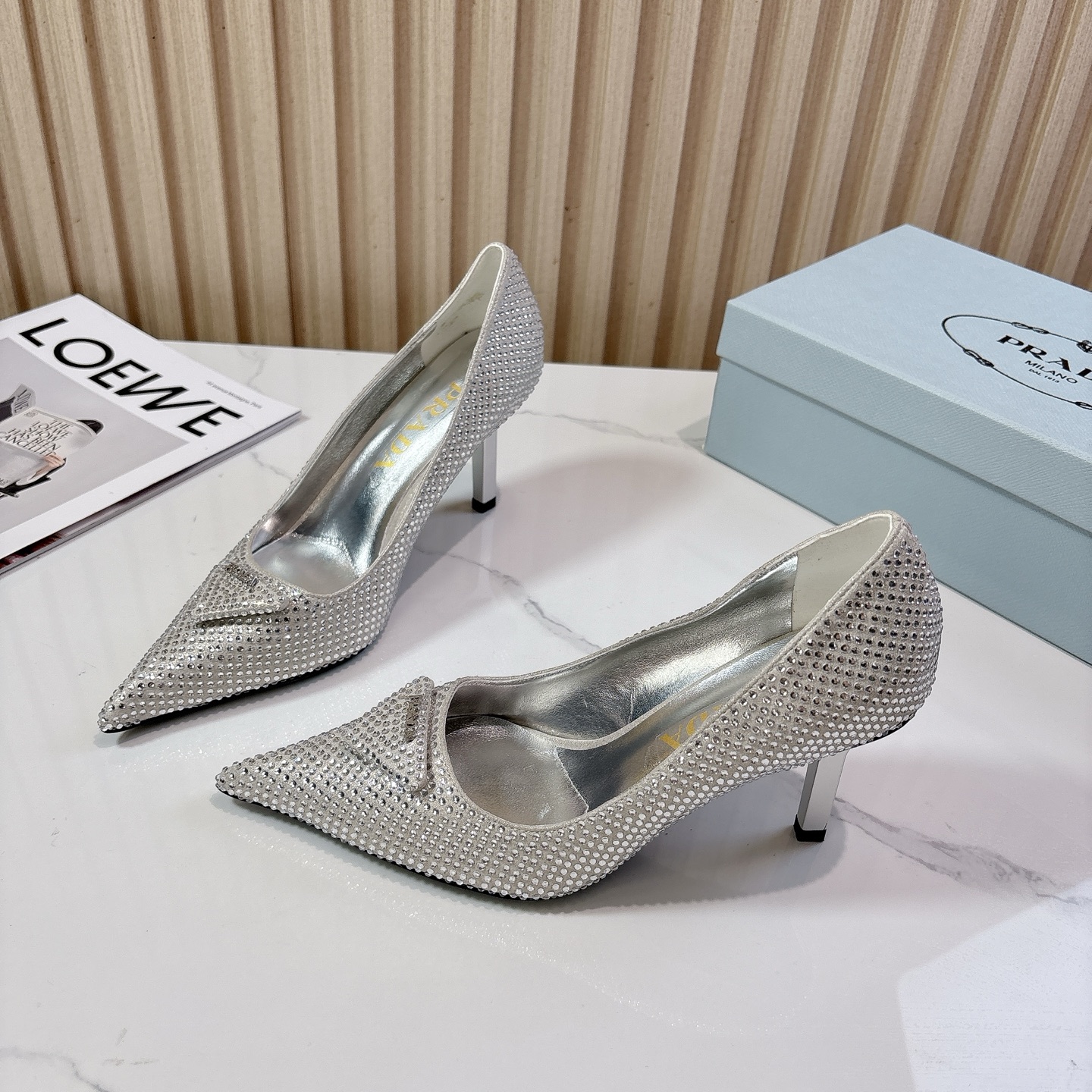 Prada Pointed-Toe Rhinestone High Heels - Spring/Summer Collection 4 i1761801506332 895 0 2