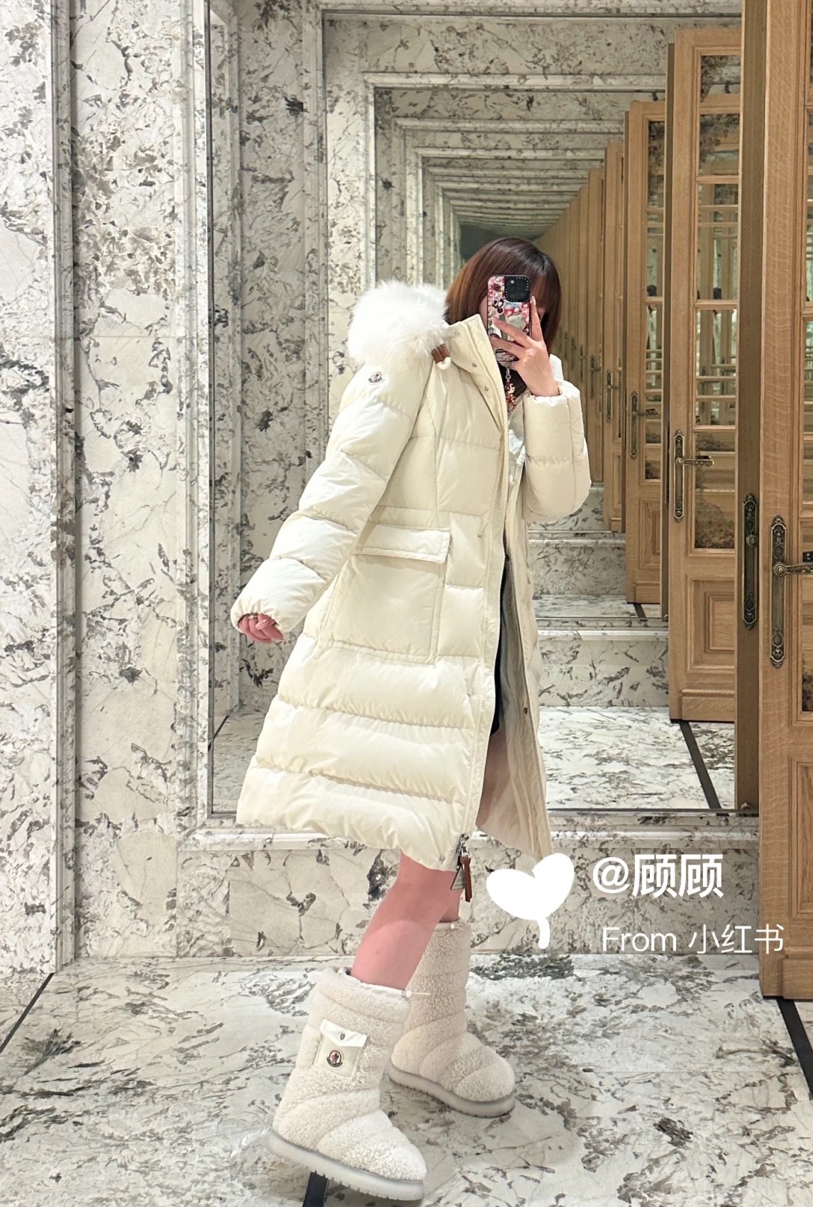 NO:472076,The big white bear with mouth is top body effect, trendy and warm., Moncler, alexander wang19860909蒙口大白熊 上身效果,潮流又保暖.,,Moncler,alexander wang,Women's clothing