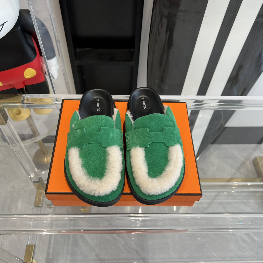 Hermès HERMES爱马仕23ss半拖鞋