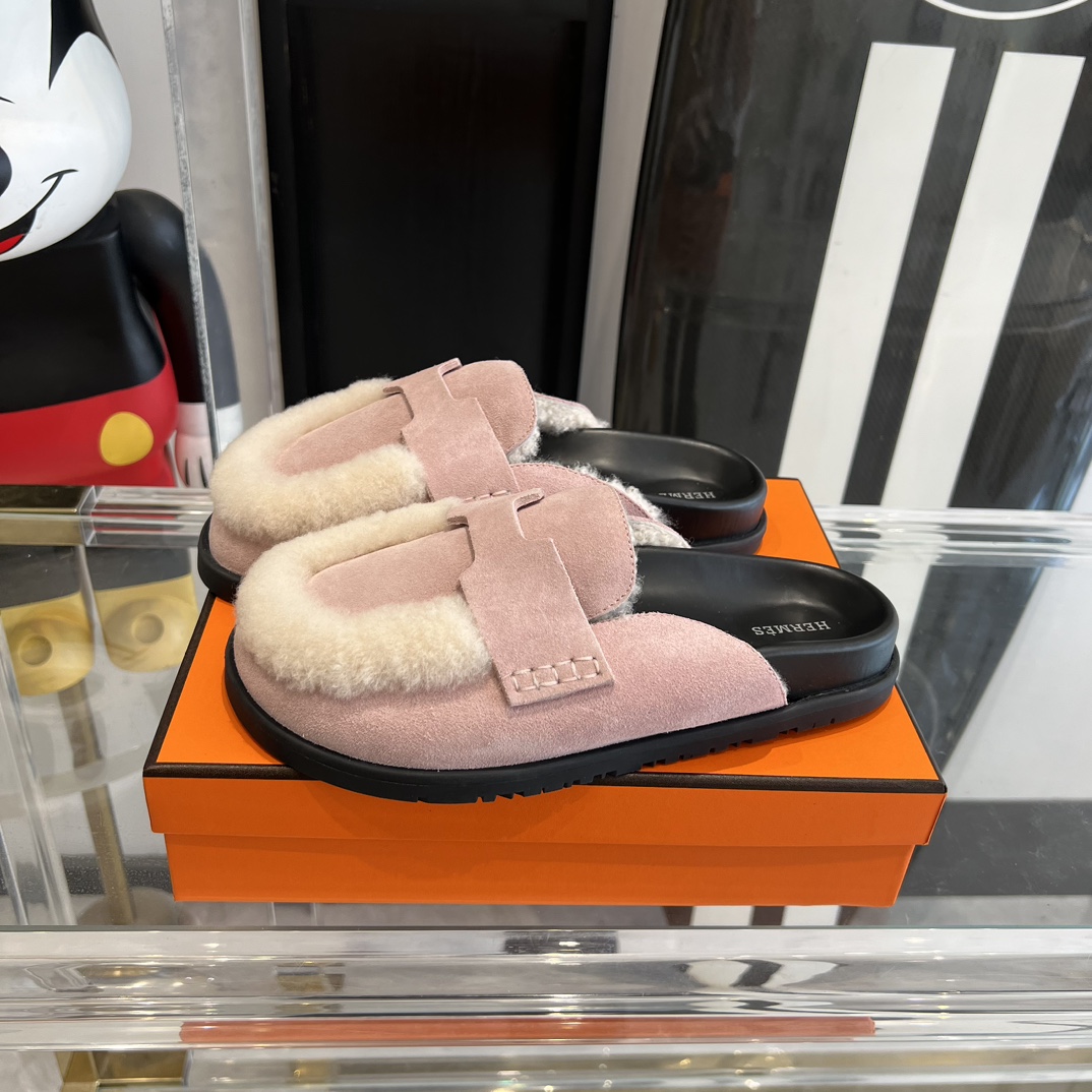 Hermès HERMES爱马仕23ss半拖鞋