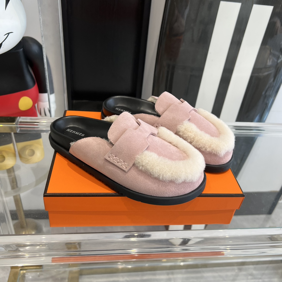 Hermès HERMES爱马仕23ss半拖鞋