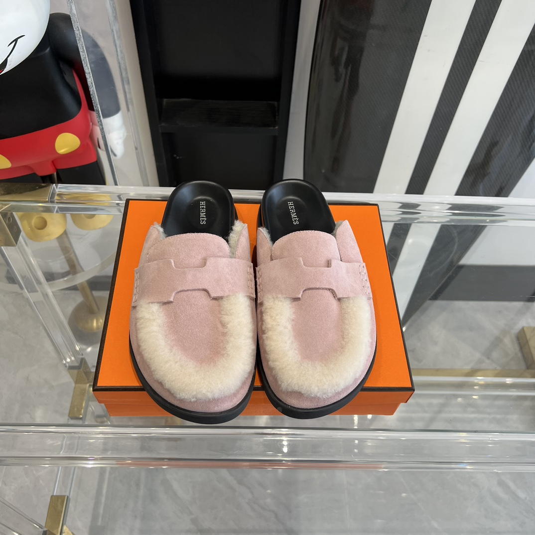 Hermès HERMES爱马仕23ss半拖鞋