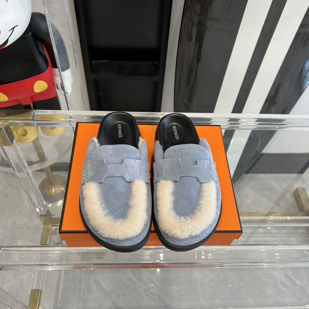 Hermès HERMES爱马仕23ss半拖鞋