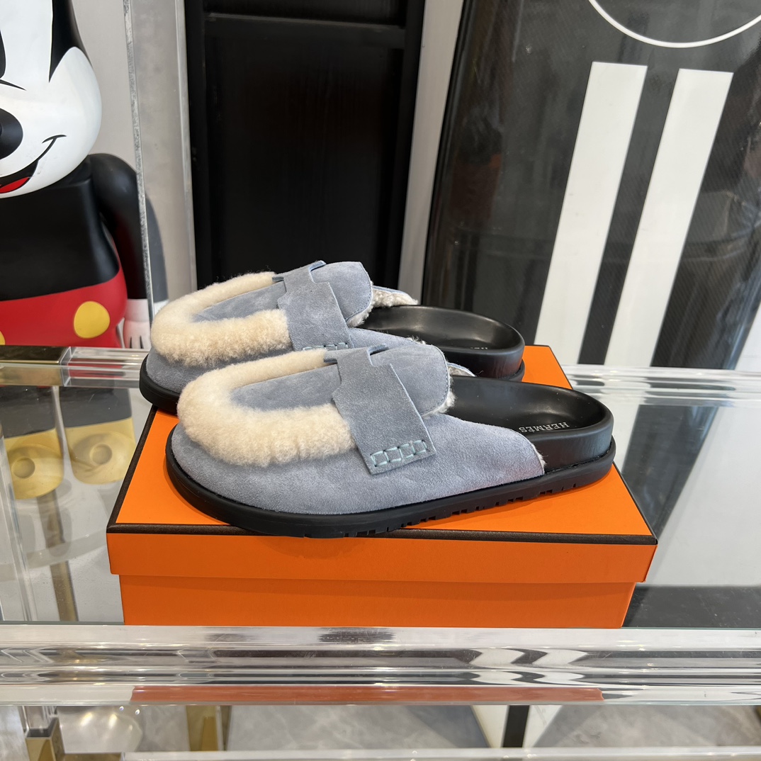 Hermès HERMES爱马仕23ss半拖鞋