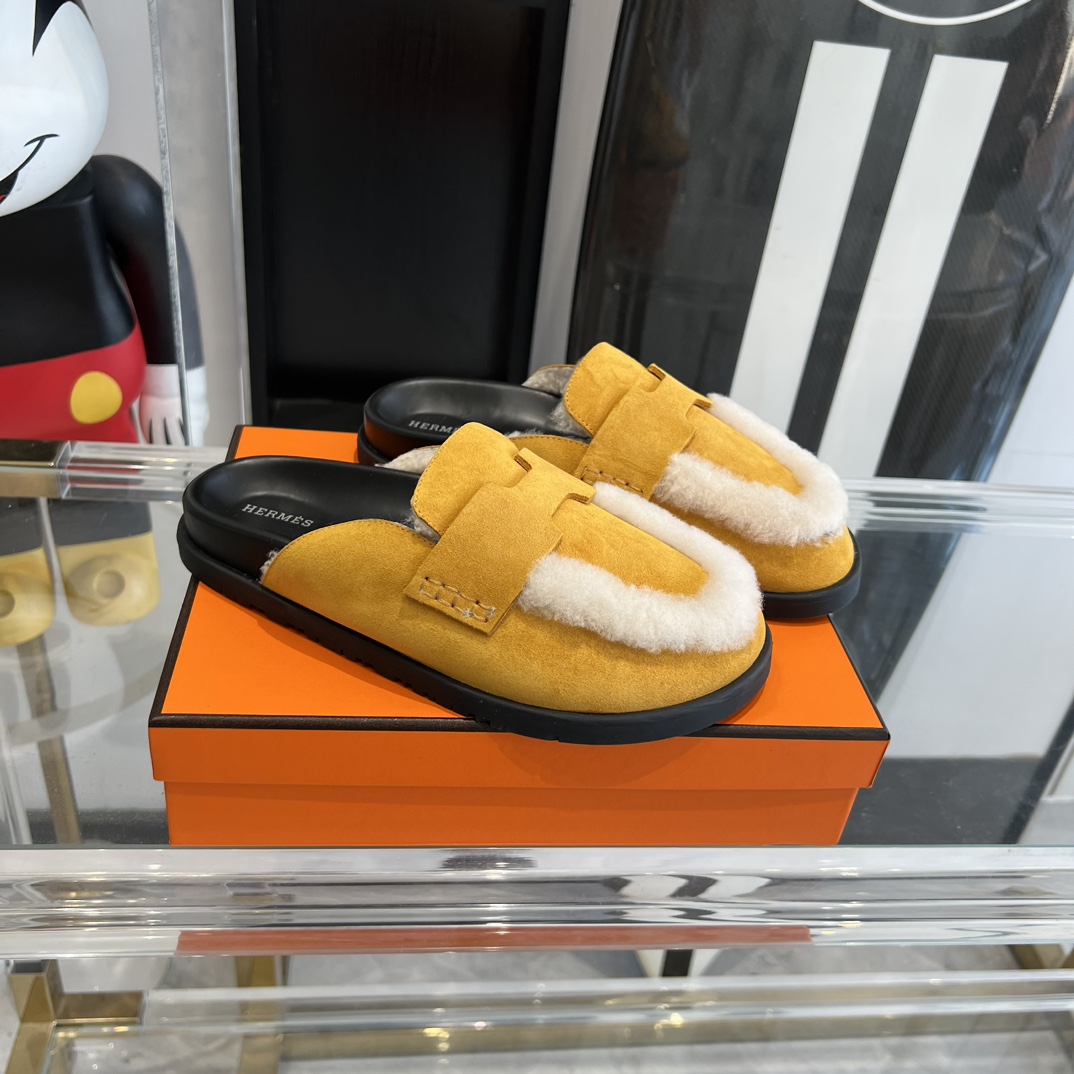 Hermès HERMES爱马仕23ss半拖鞋