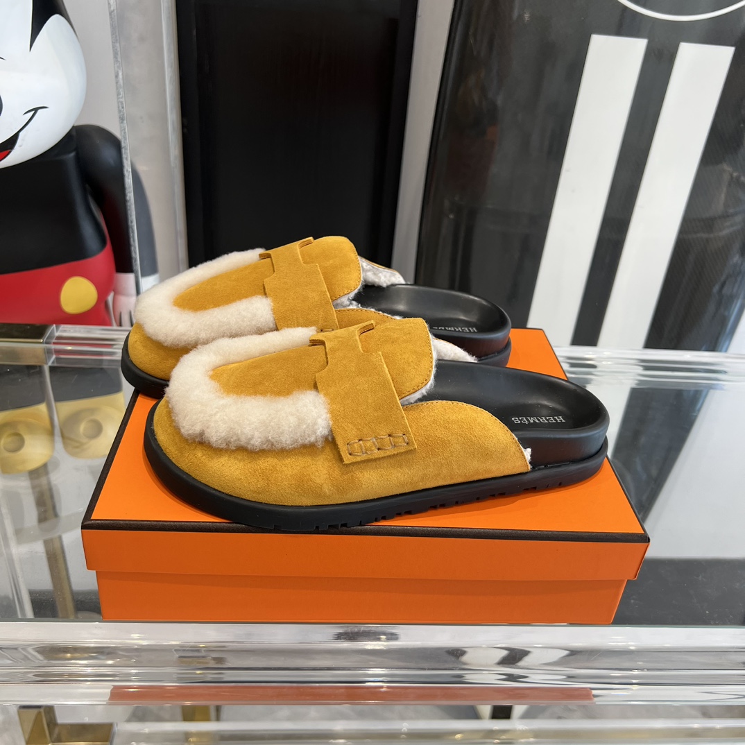 Hermès HERMES爱马仕23ss半拖鞋