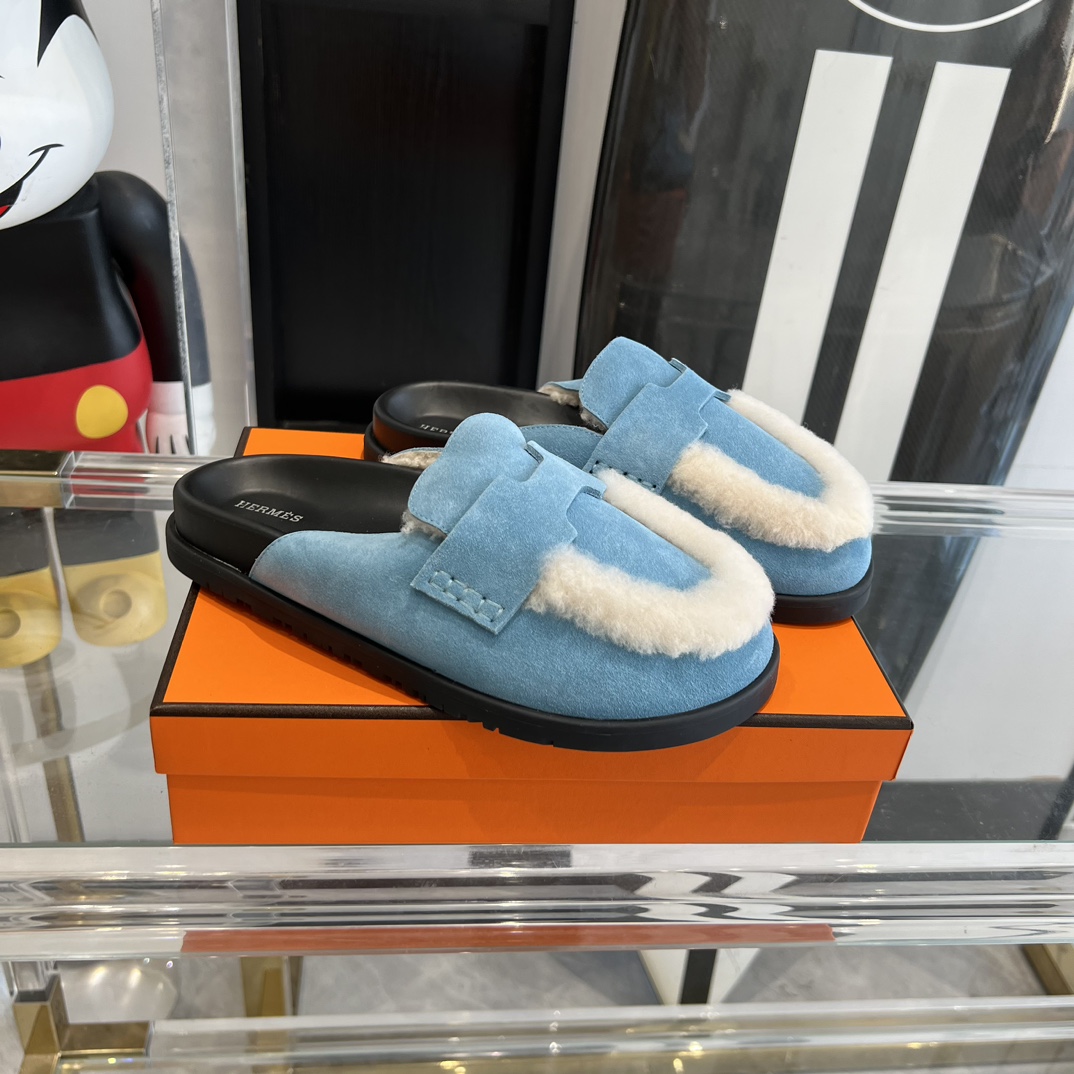 Hermès HERMES爱马仕23ss半拖鞋